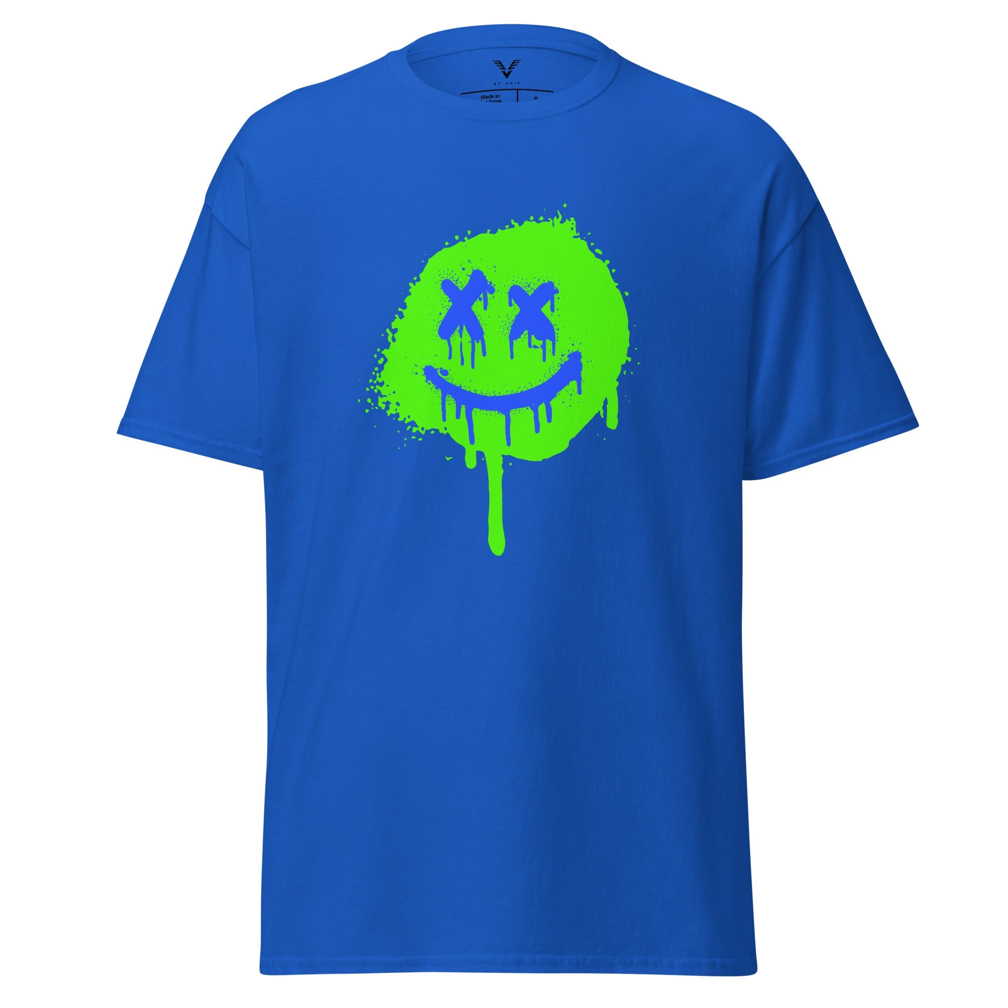 Neon Drip Smiley T-Shirt - My Store
