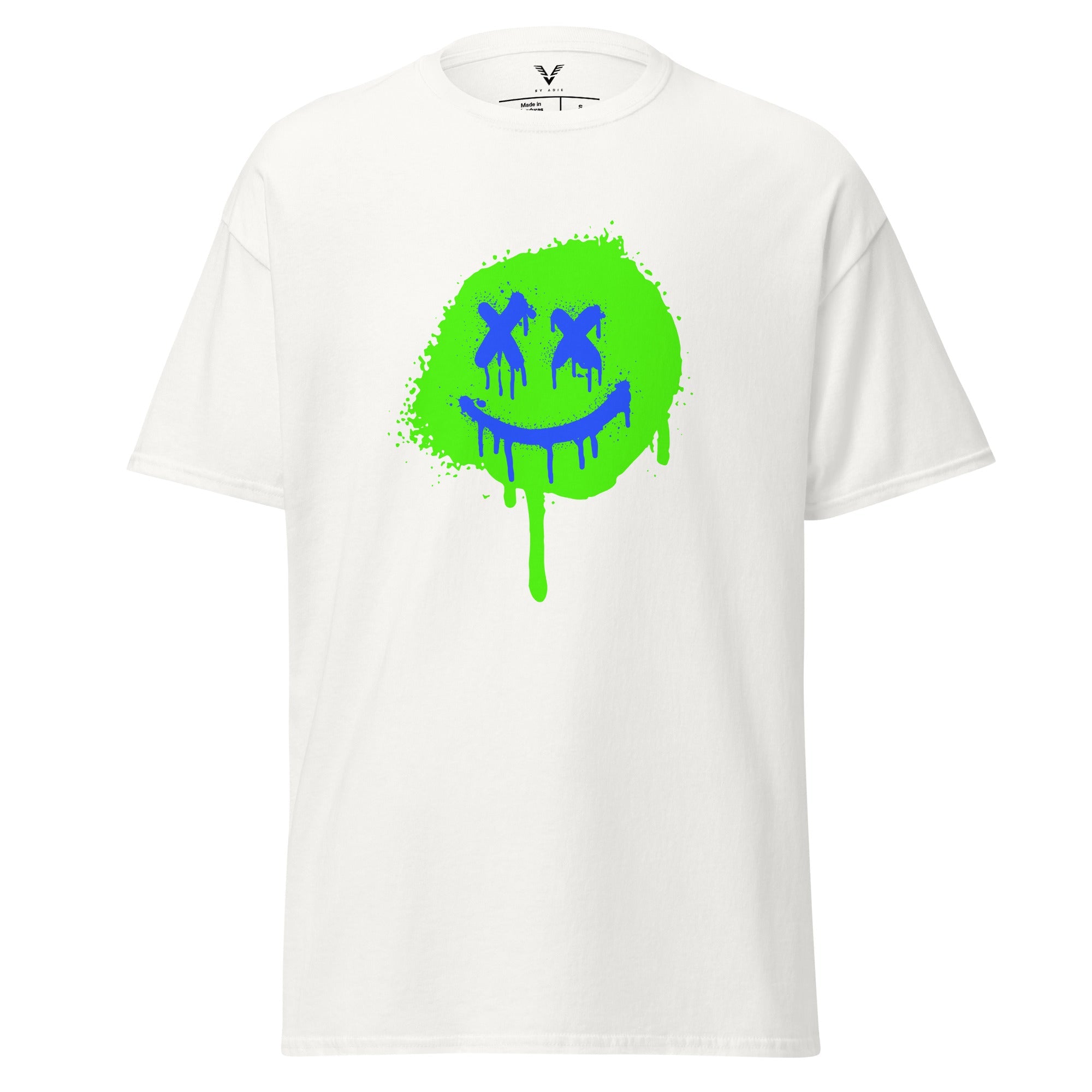 Neon Drip Smiley T-Shirt - My Store