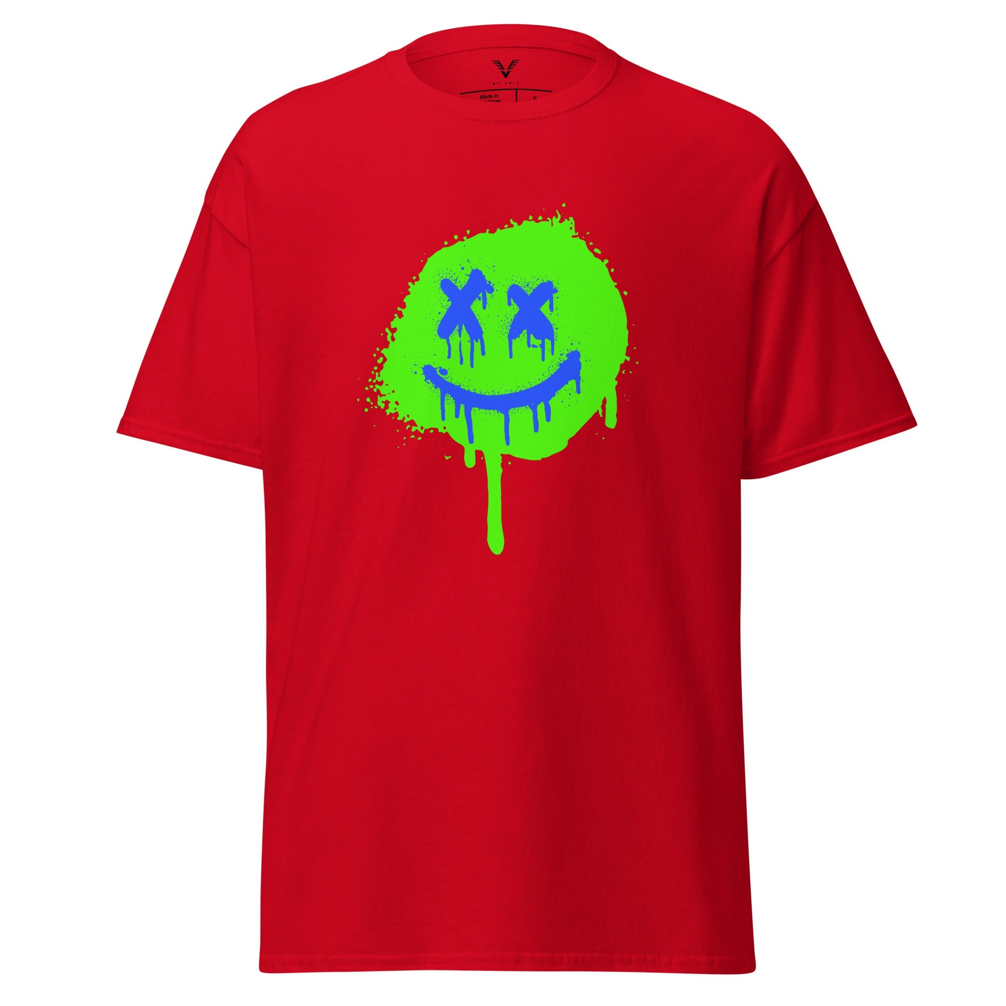 Neon Drip Smiley T-Shirt - My Store