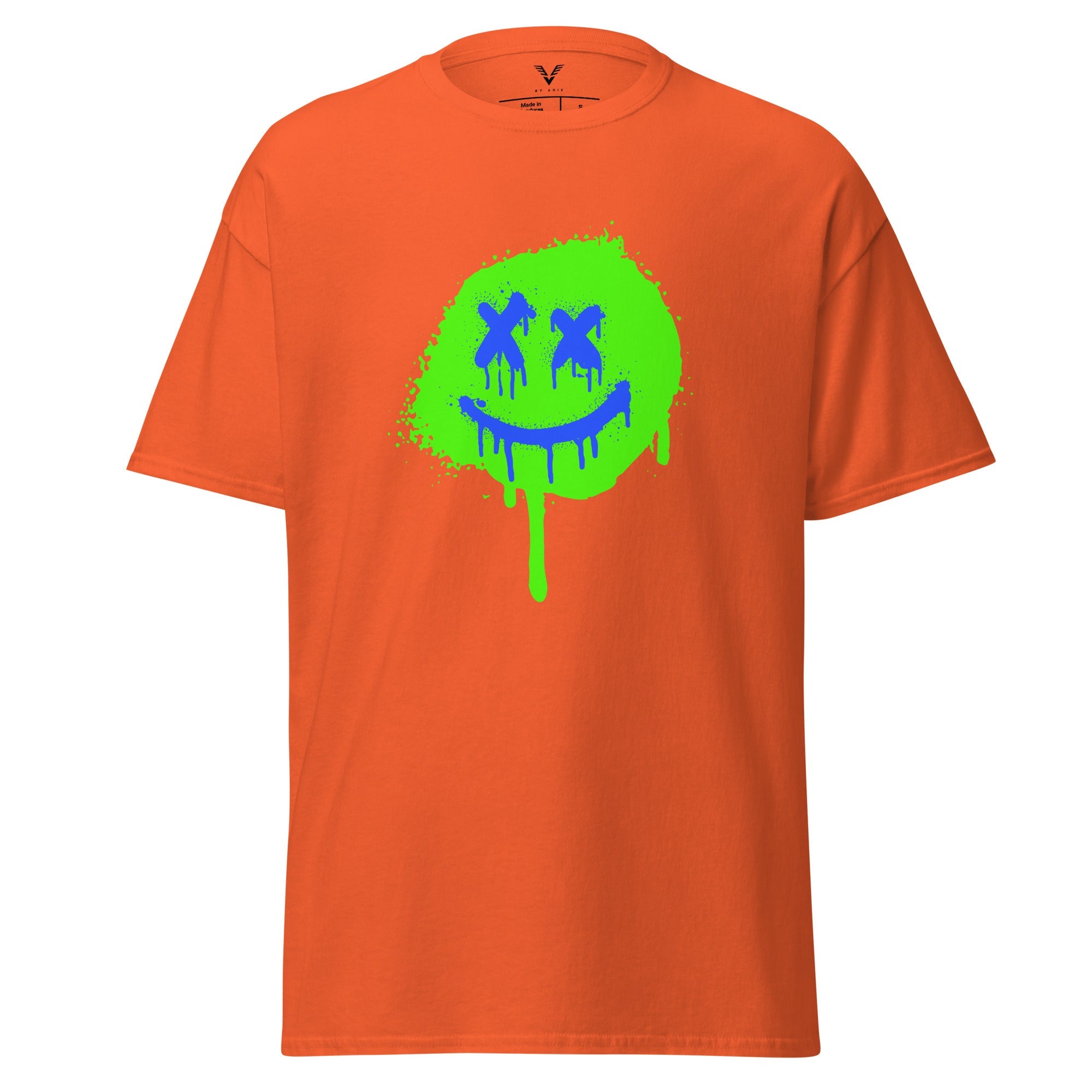 Neon Drip Smiley T-Shirt - My Store