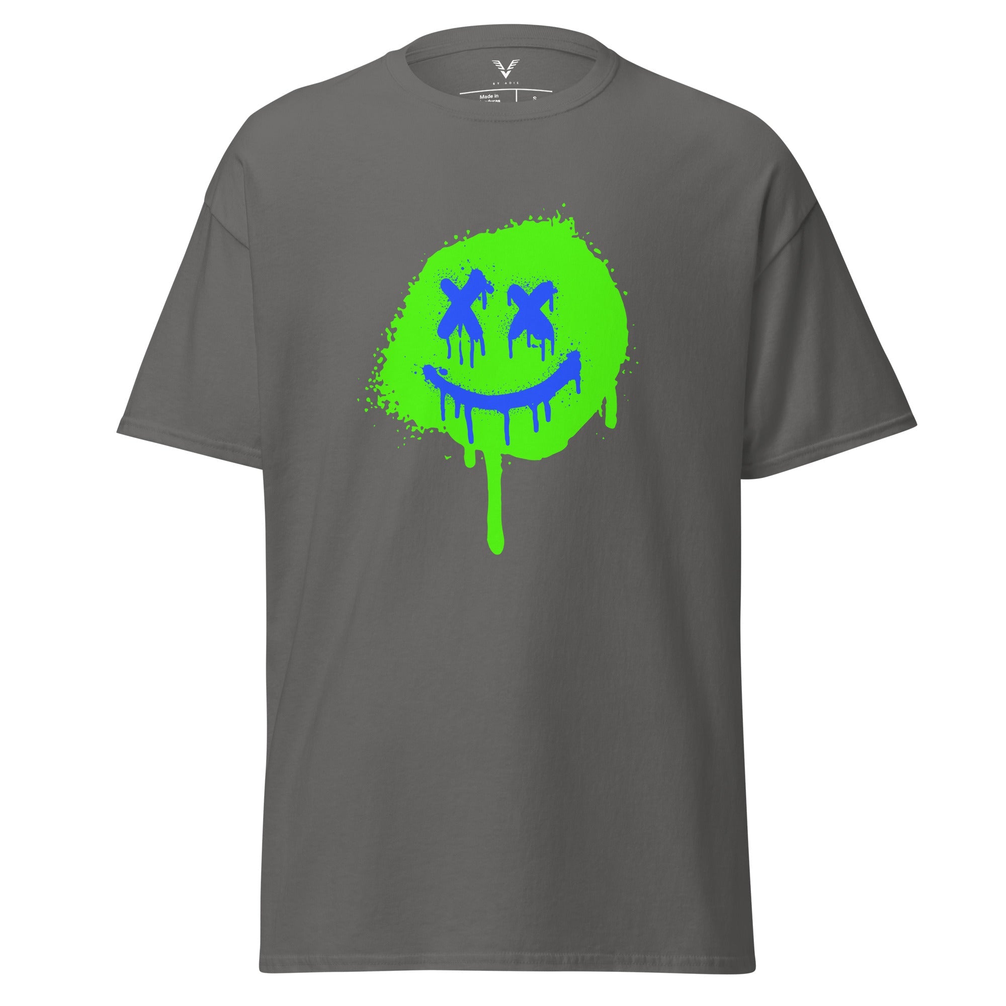 Neon Drip Smiley T-Shirt - My Store
