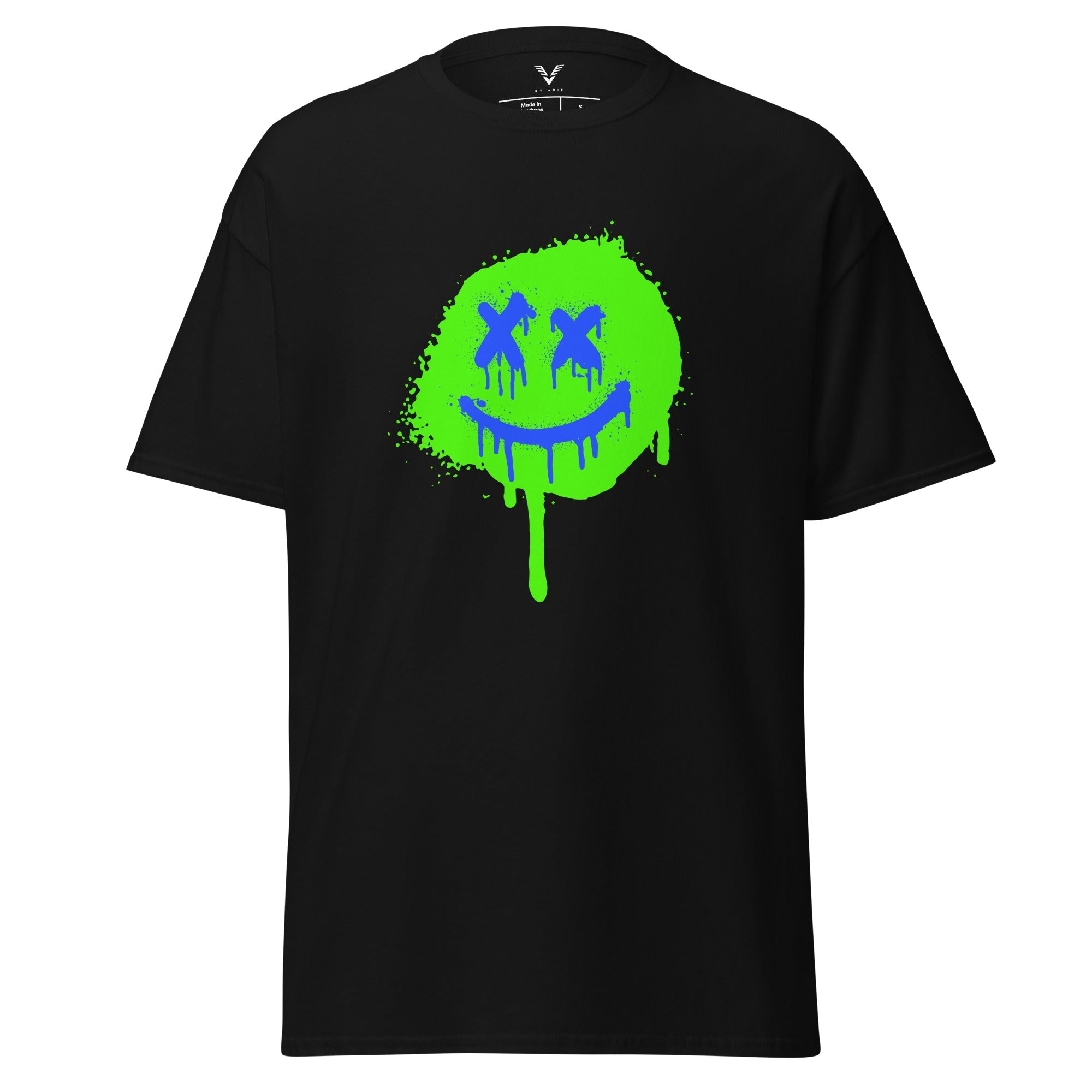 Neon Drip Smiley T-Shirt - My Store