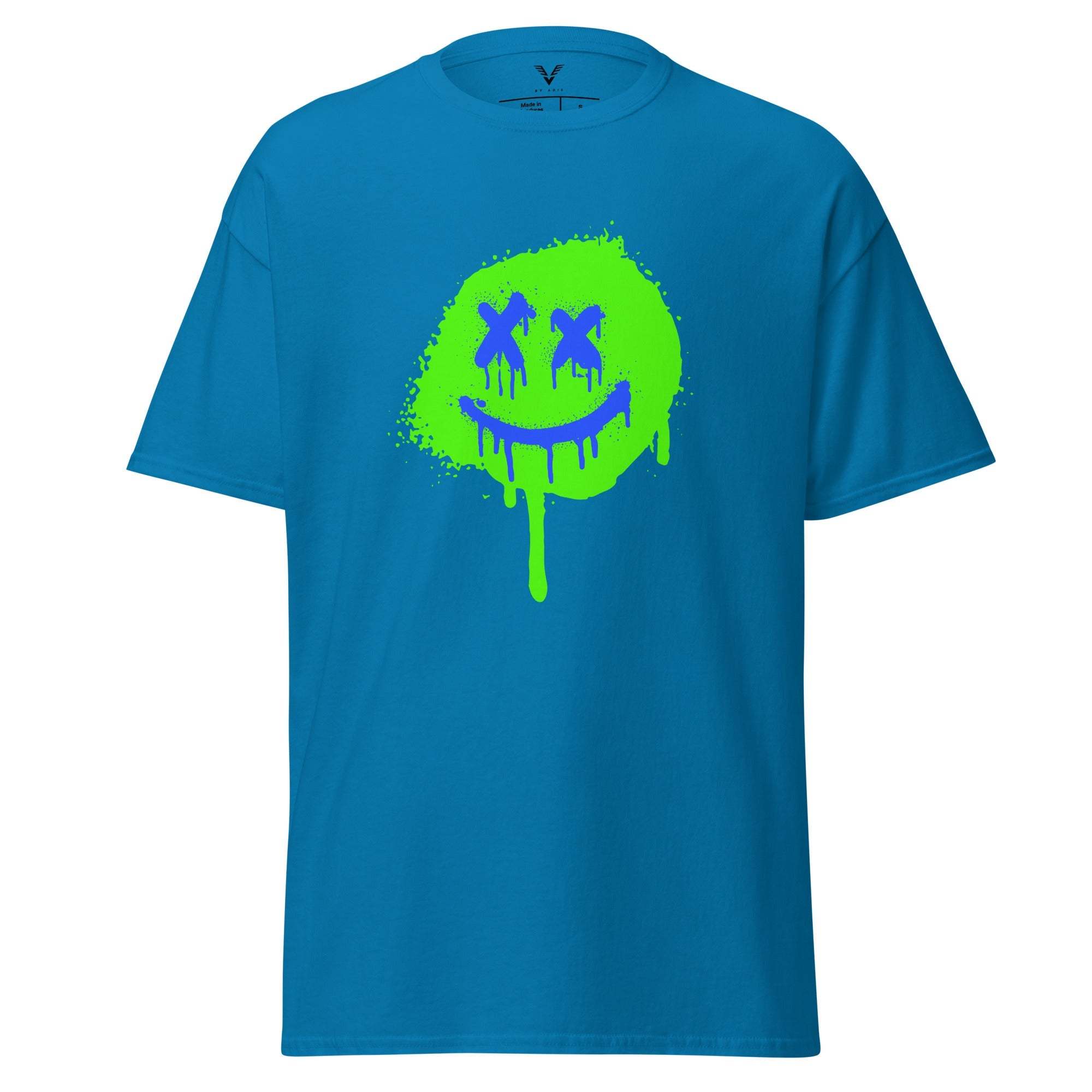 Neon Drip Smiley T-Shirt - My Store