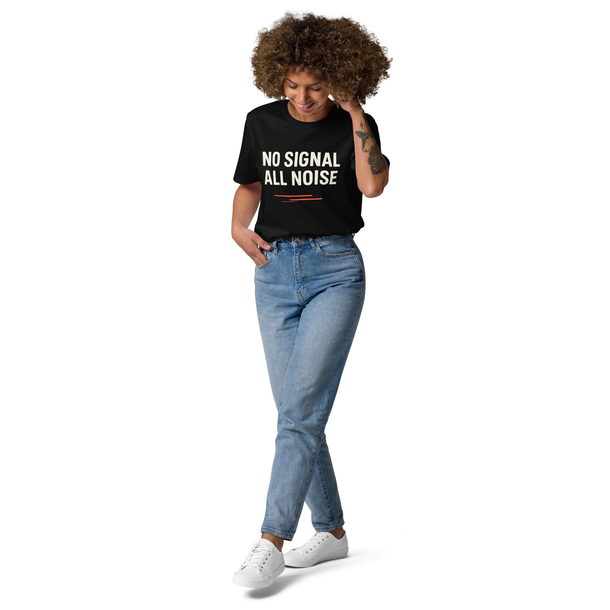No Signal All Noise Organic Cotton Creator 2.0 T-Shirt - By Adie