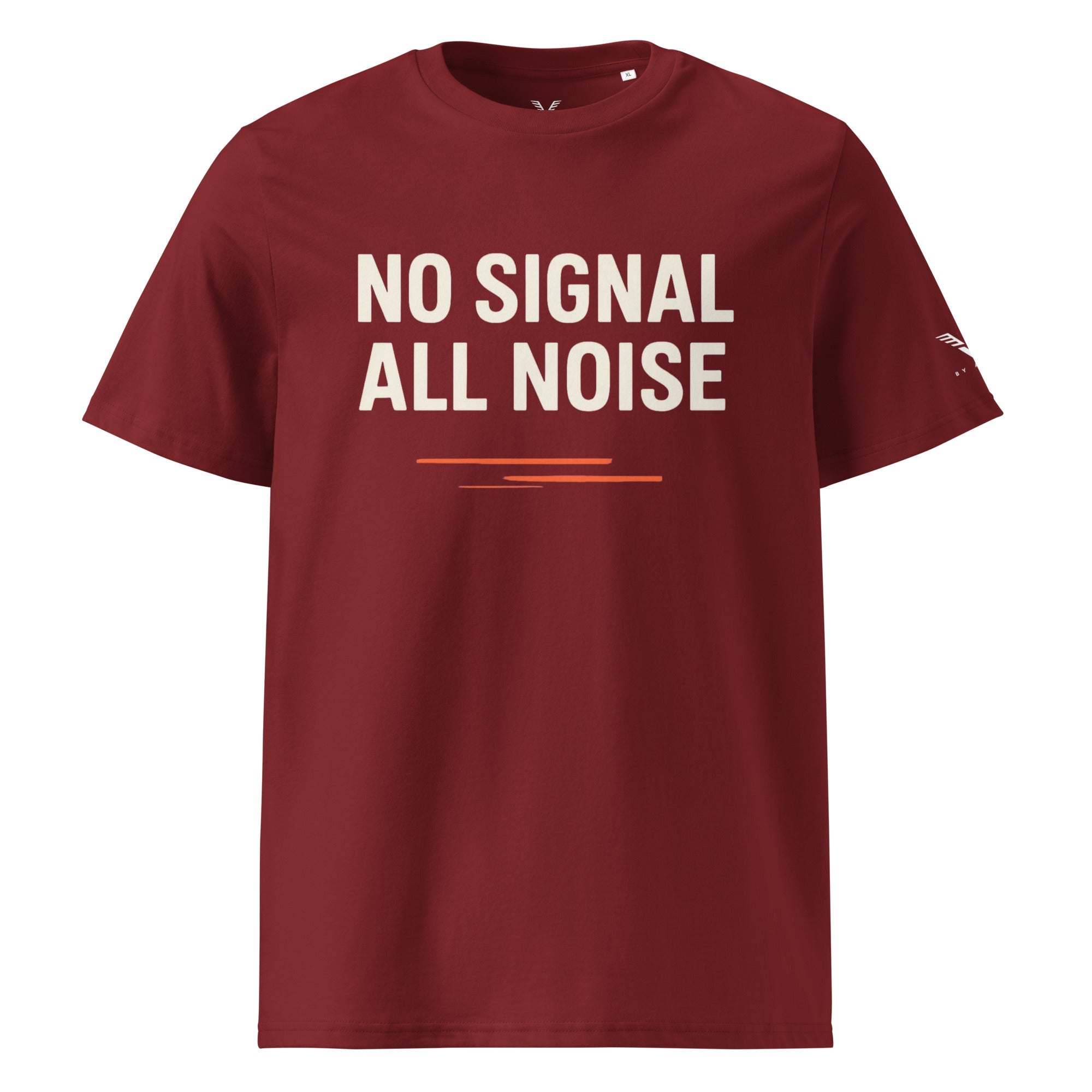 No Signal All Noise Organic Cotton Creator 2.0 T-Shirt - By Adie
