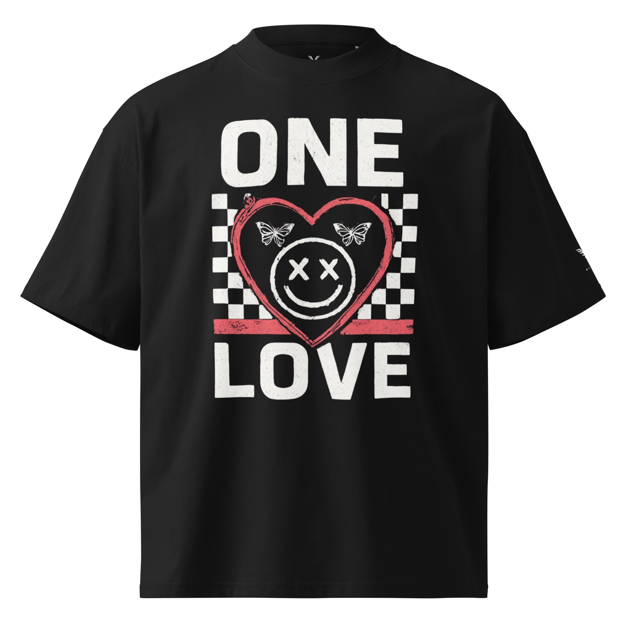 One Love Oversized Organic Streetwear T-Shirt - By Adie