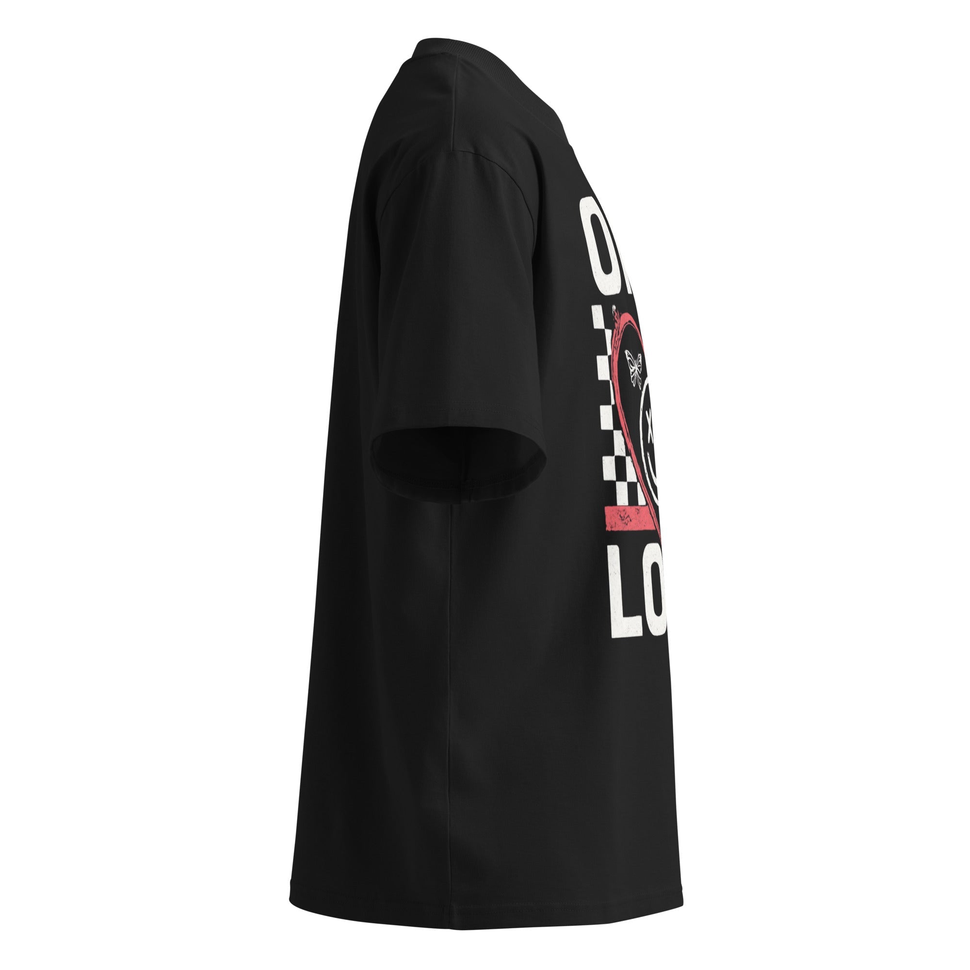 One Love Oversized Organic Streetwear T-Shirt - By Adie