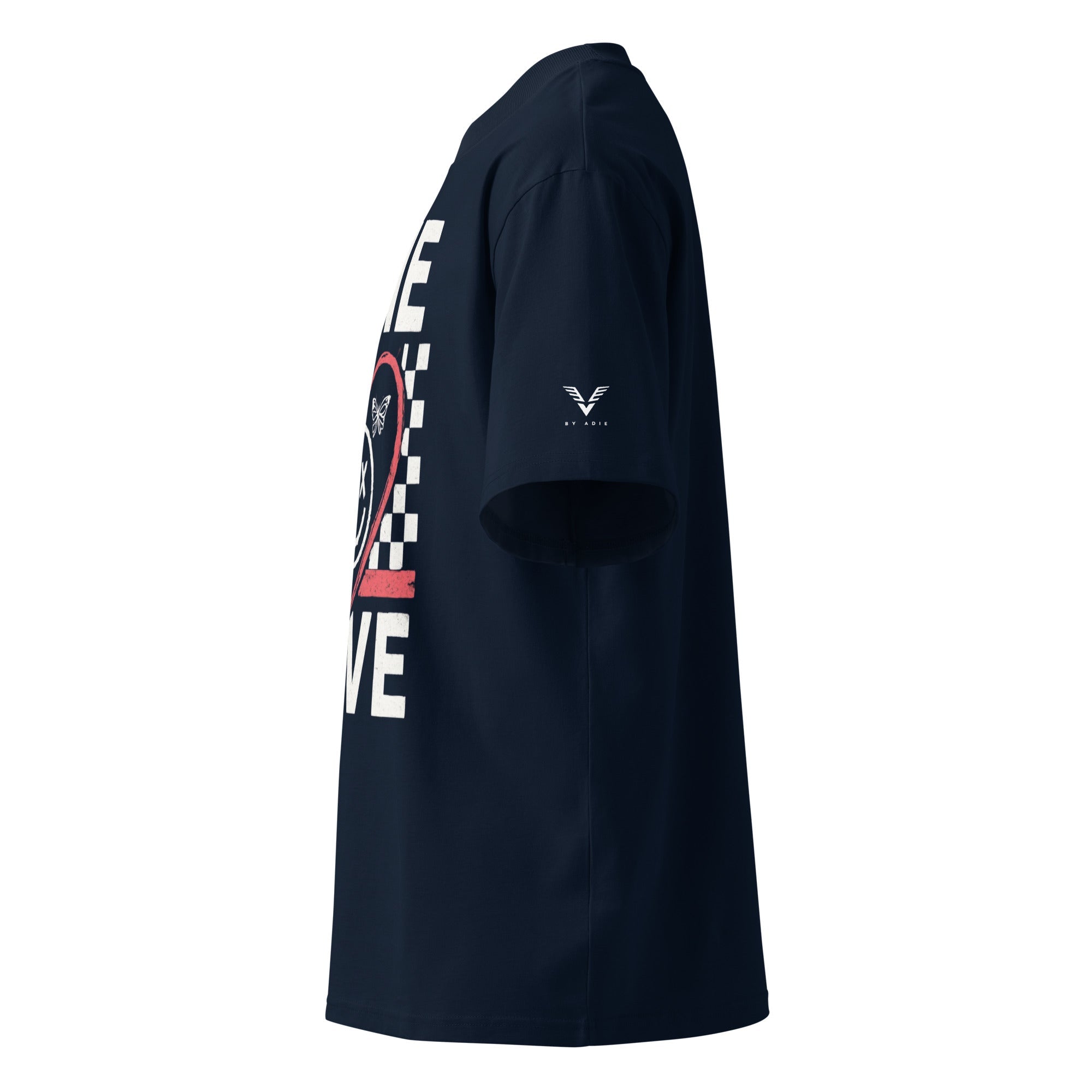 One Love Oversized Organic Streetwear T-Shirt - By Adie