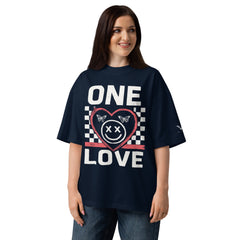 One Love Oversized Organic Streetwear T-Shirt - By Adie