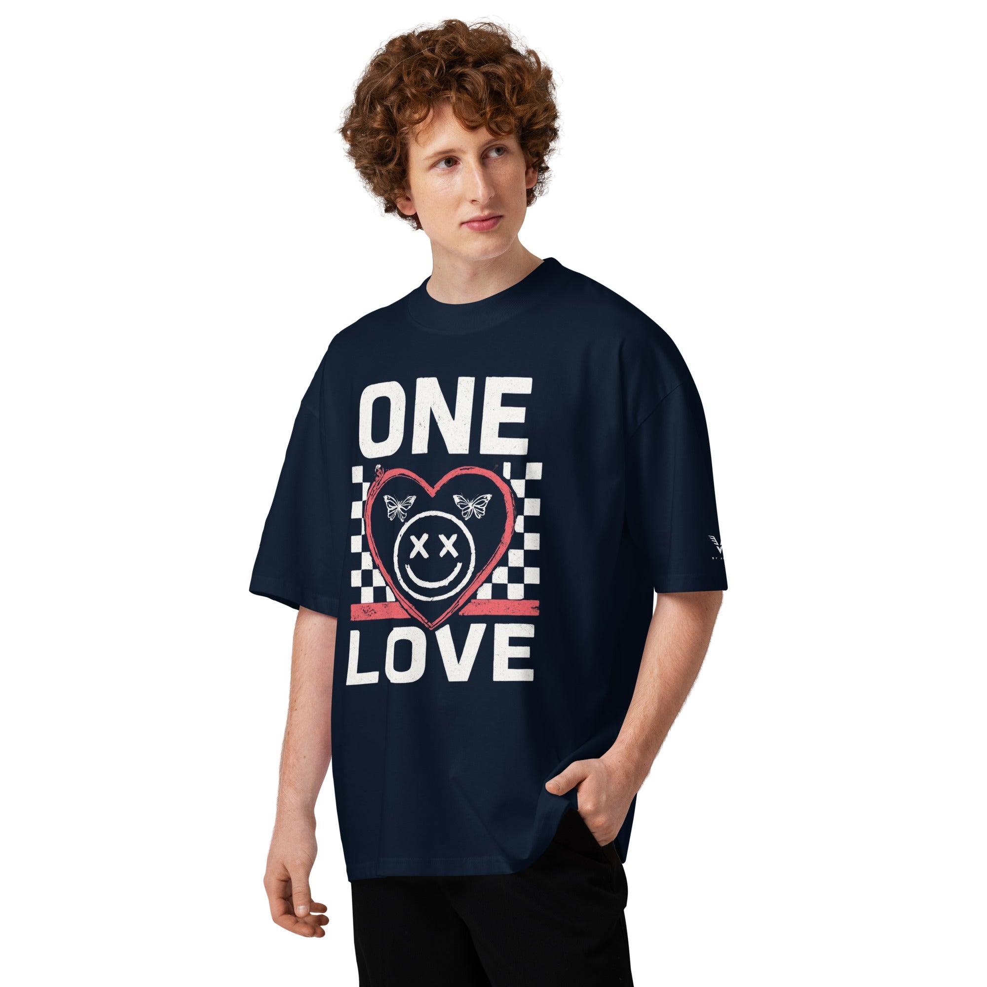One Love Oversized Organic Streetwear T-Shirt - By Adie