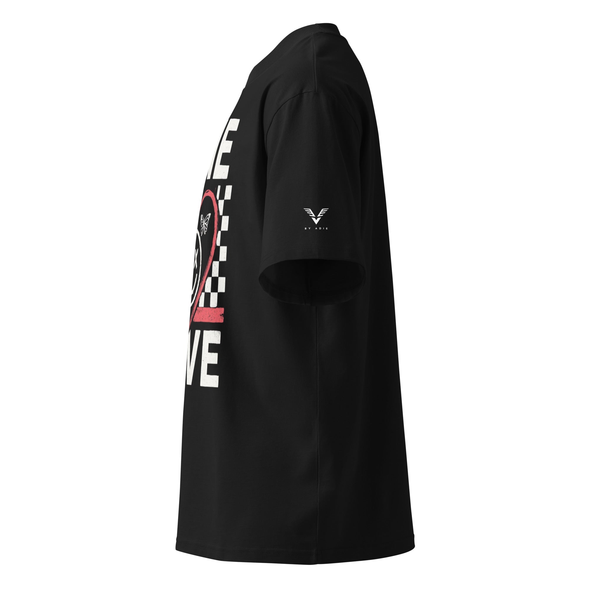 One Love Oversized Organic Streetwear T-Shirt - By Adie