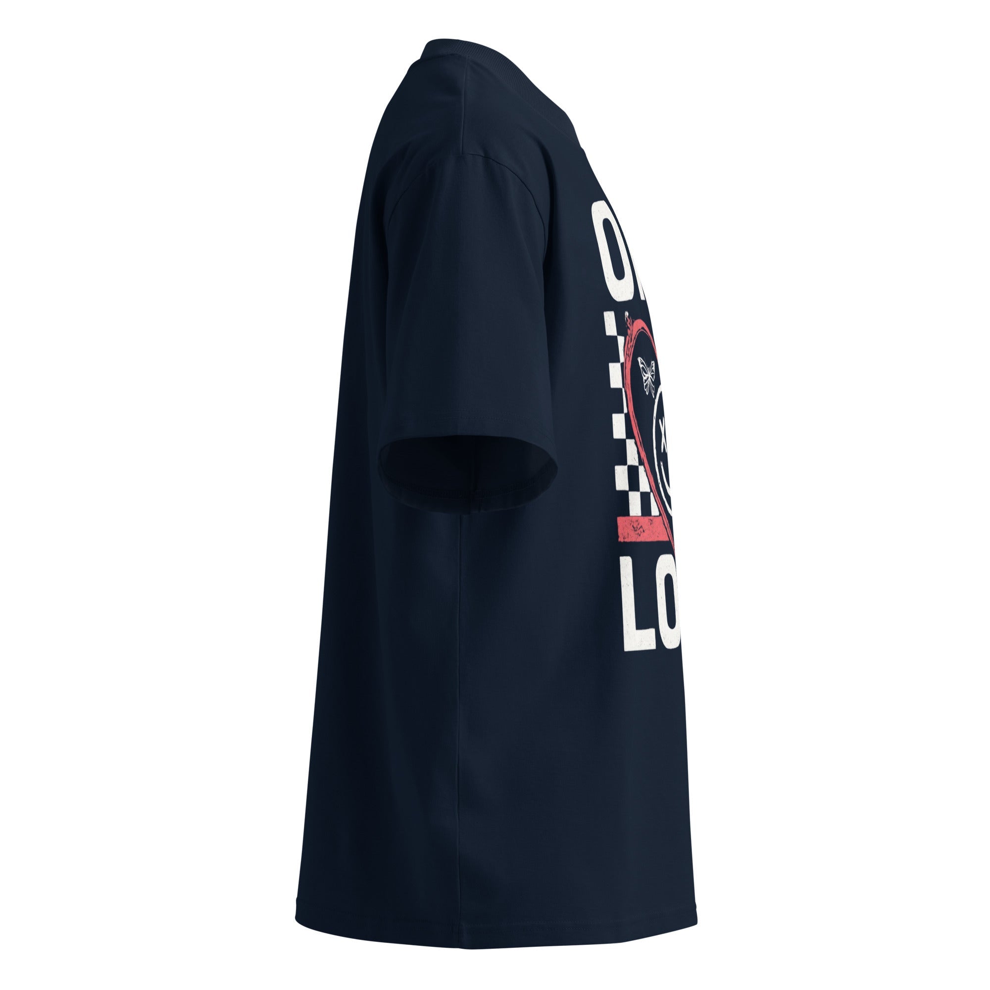 One Love Oversized Organic Streetwear T-Shirt - By Adie
