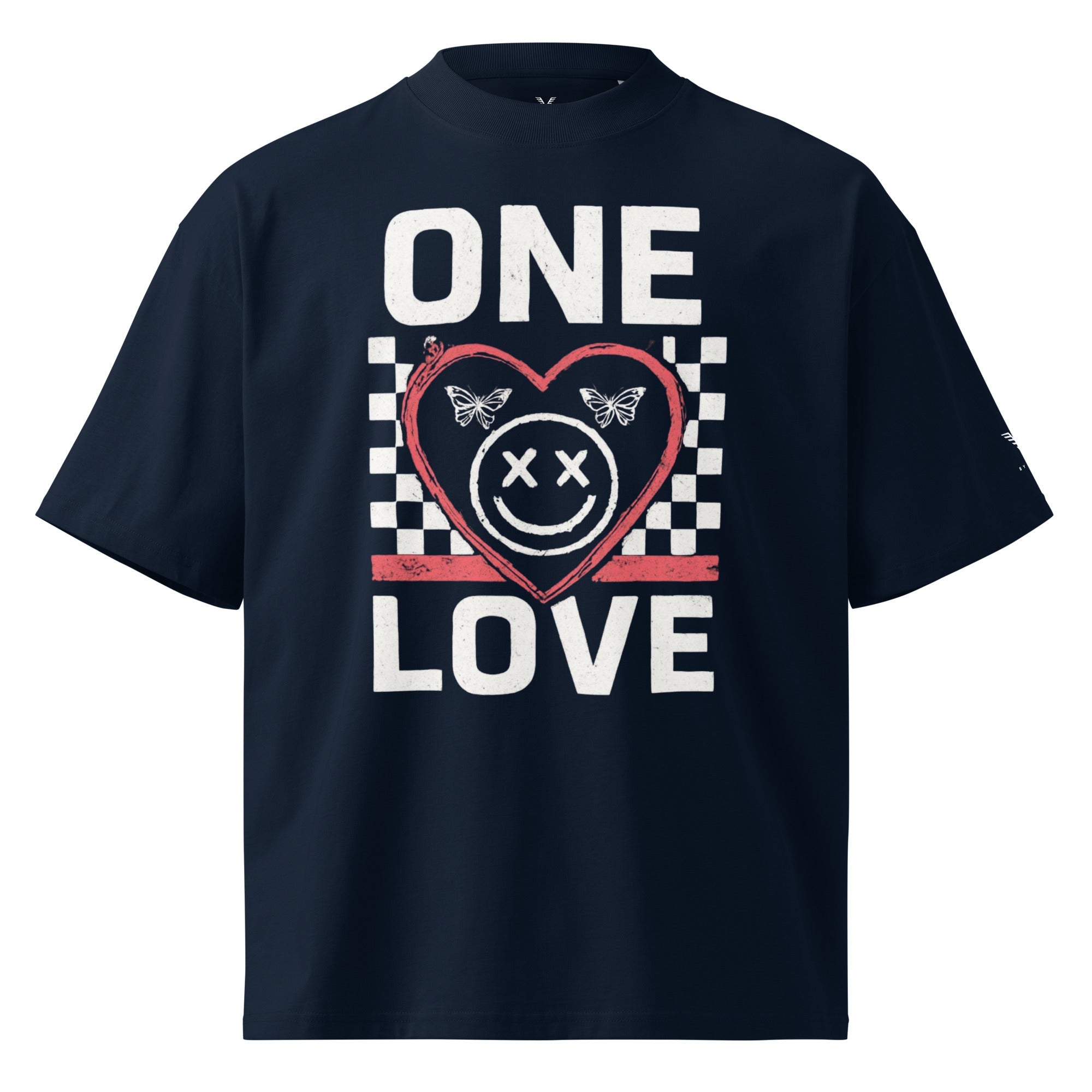 One Love Oversized Organic Streetwear T-Shirt - By Adie