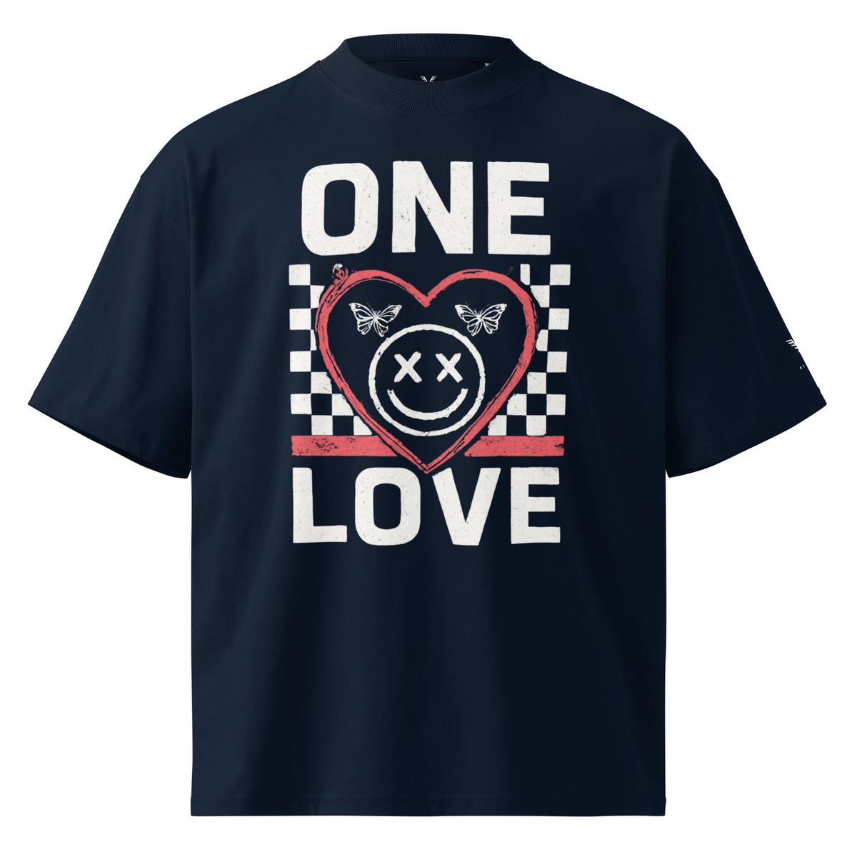 One Love Oversized Organic Streetwear T-Shirt - By Adie