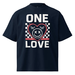 One Love Oversized Organic Streetwear T-Shirt - By Adie