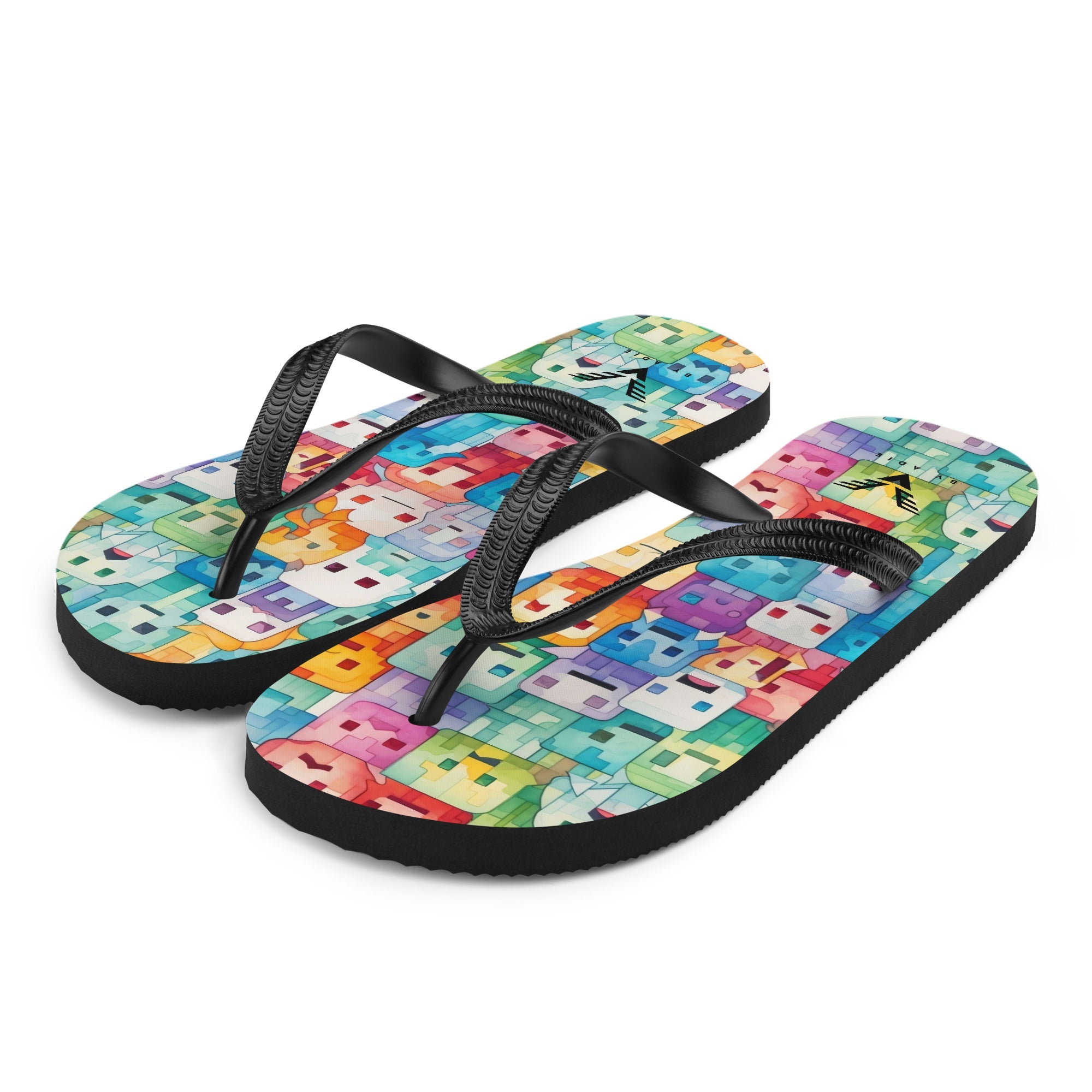Pixel Pop Flip Flops - My Store