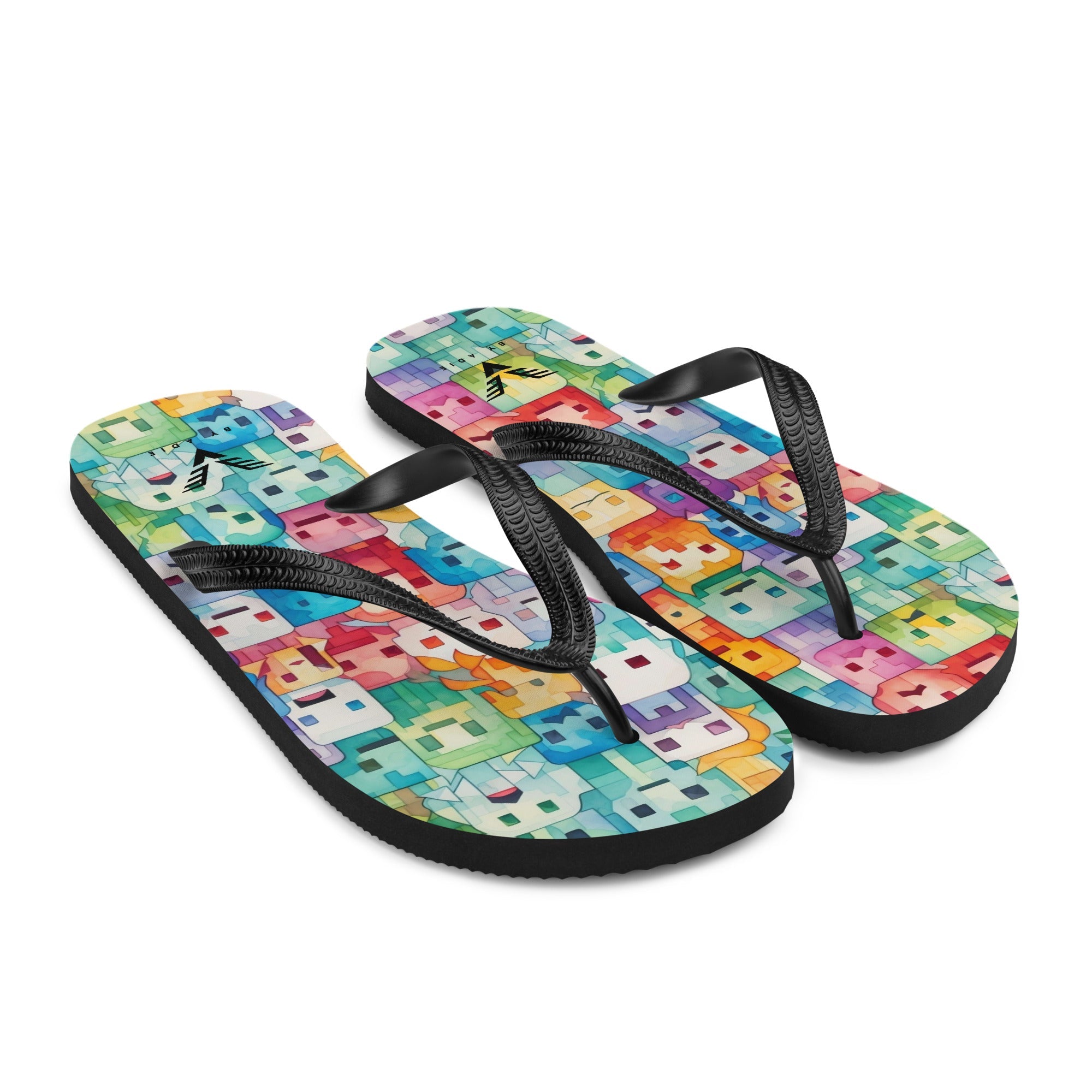 Pixel Pop Flip Flops - My Store