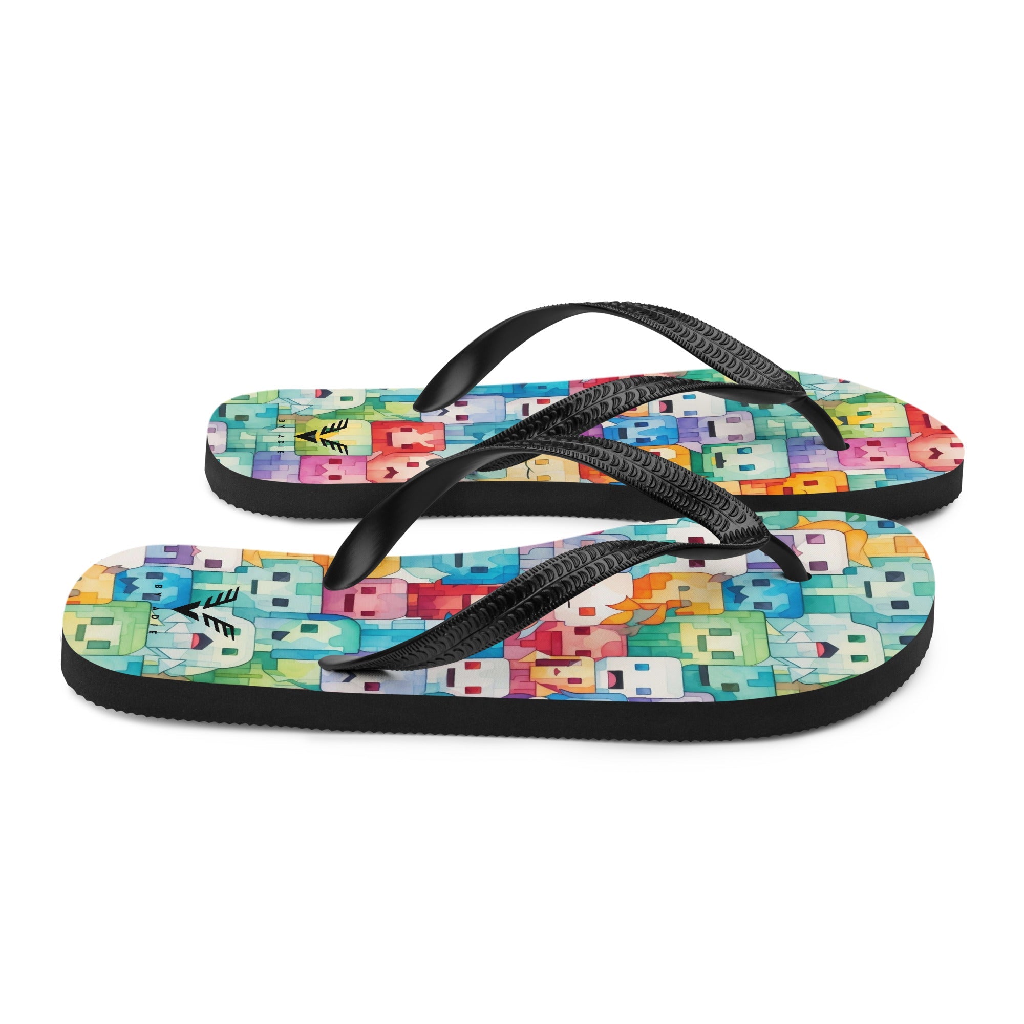 Pixel Pop Flip Flops - My Store