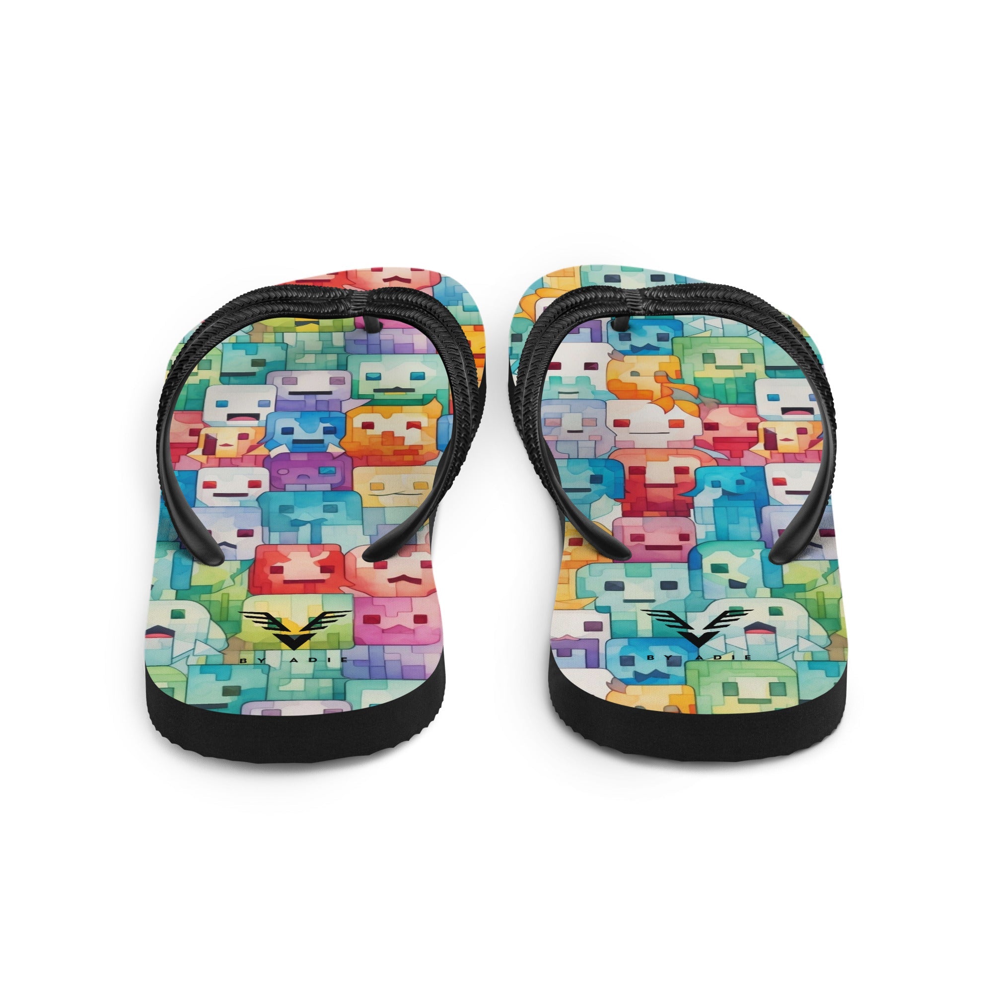 Pixel Pop Flip Flops - My Store