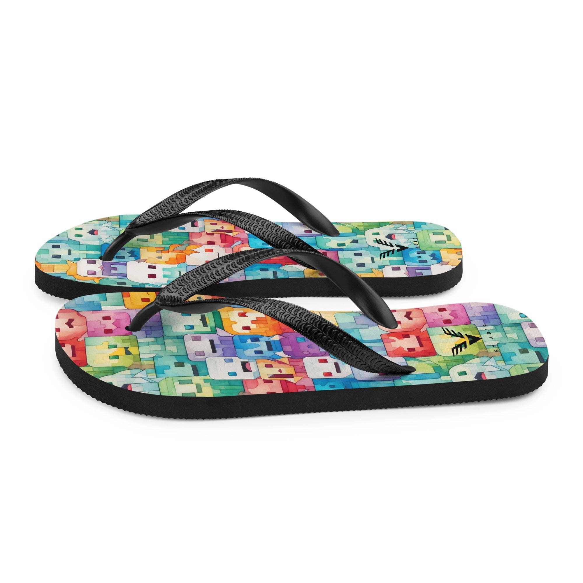 Pixel Pop Flip Flops - My Store