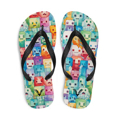 Pixel Pop Flip Flops - My Store