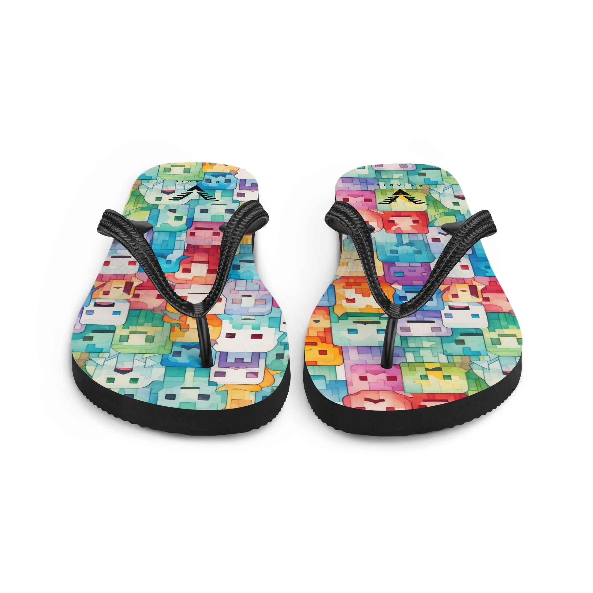 Pixel Pop Flip Flops - My Store