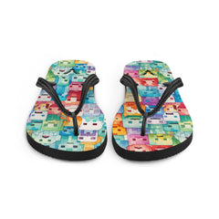 Pixel Pop Flip Flops - My Store