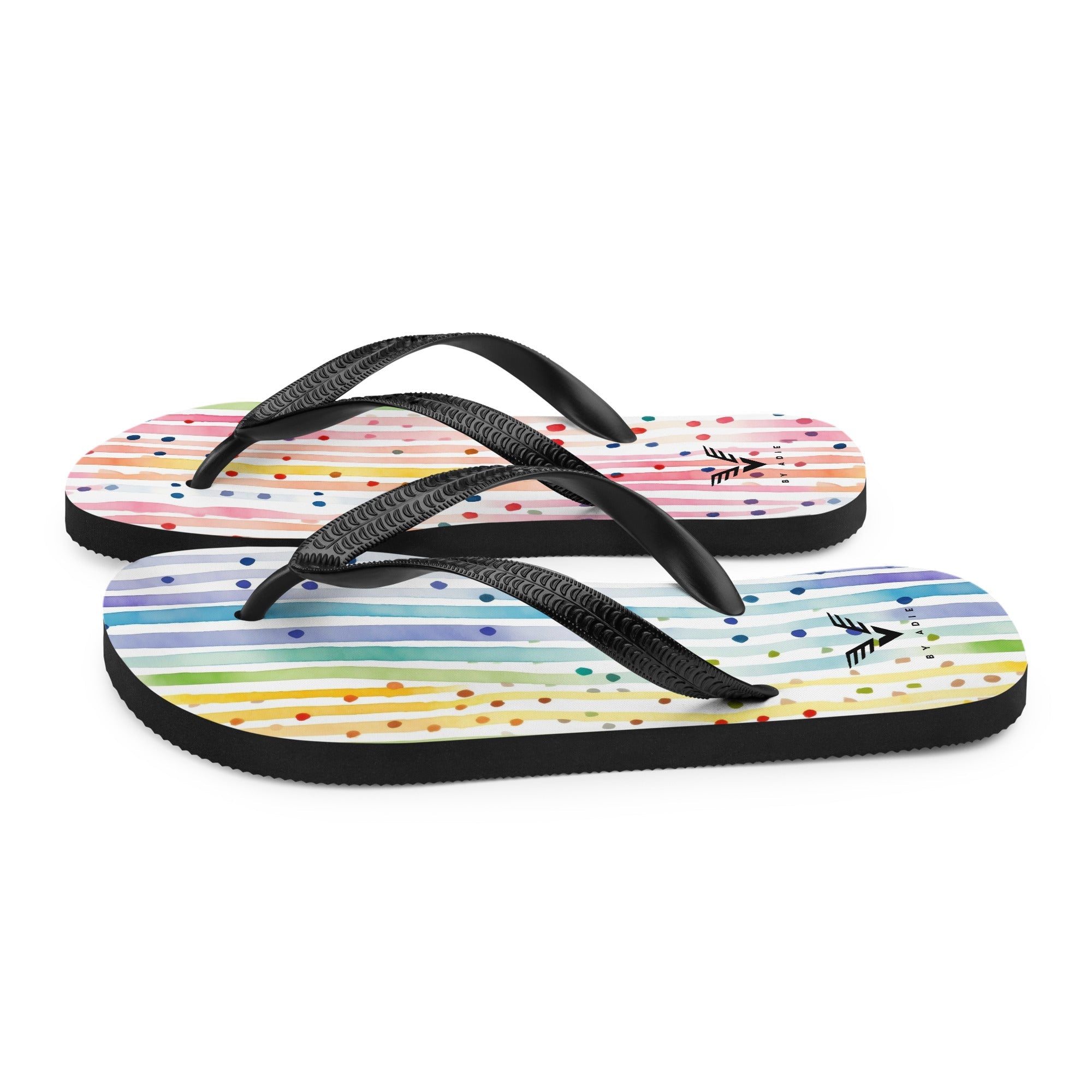 Rainbow Drift Signature Flip Flops - My Store