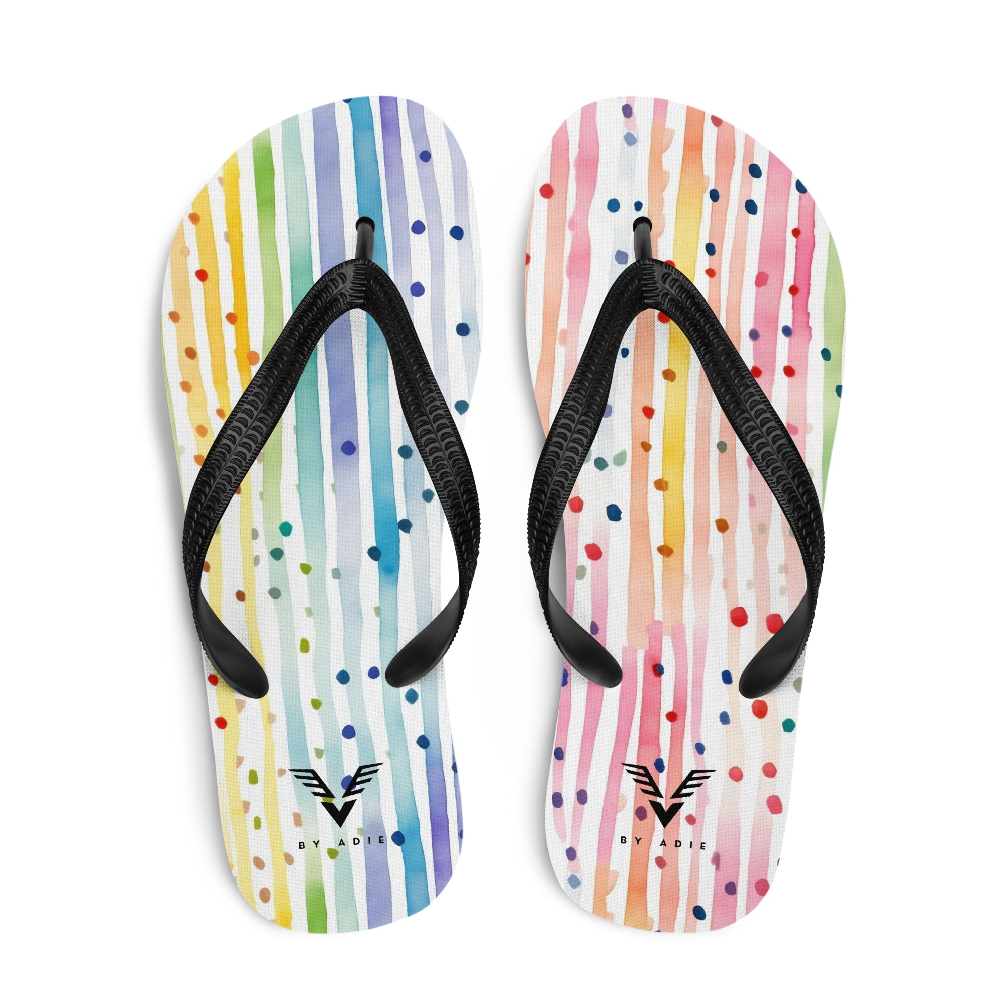Rainbow Drift Signature Flip Flops - My Store