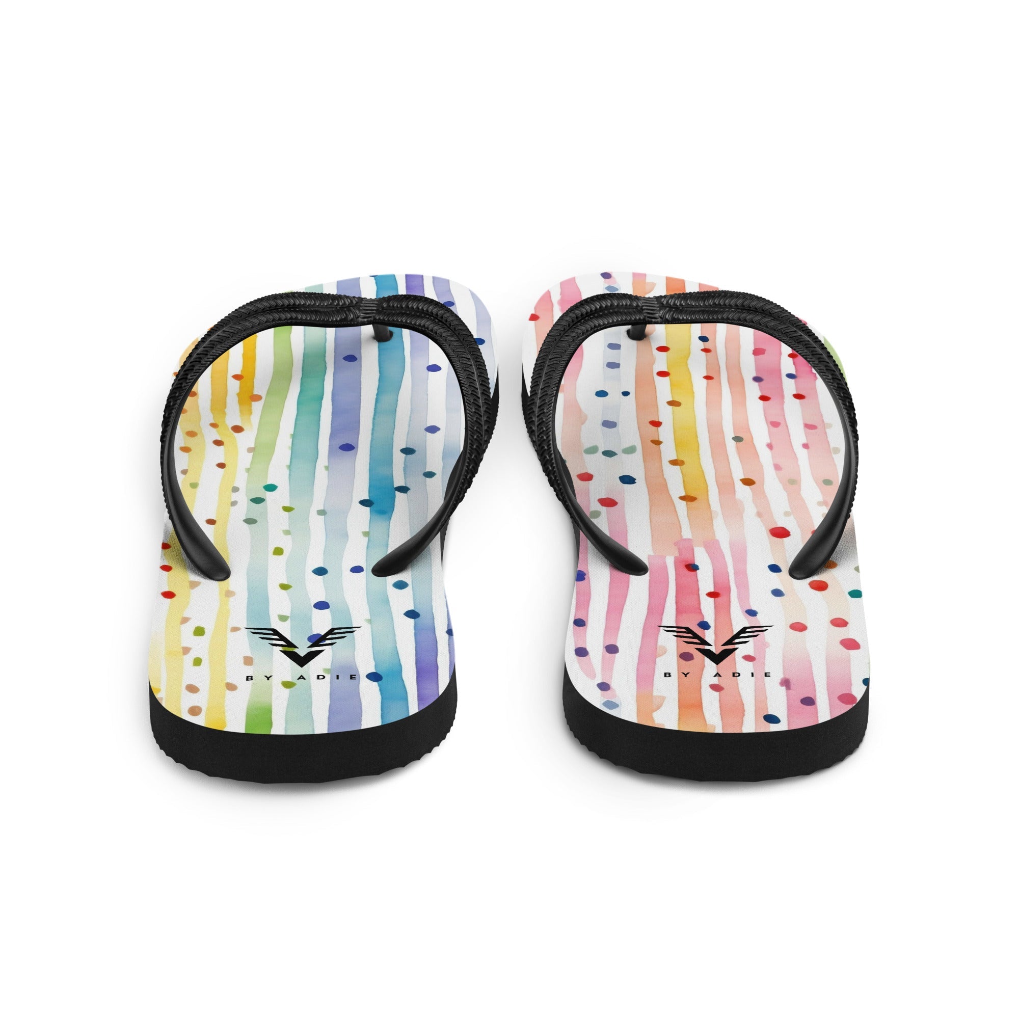 Rainbow Drift Signature Flip Flops - My Store