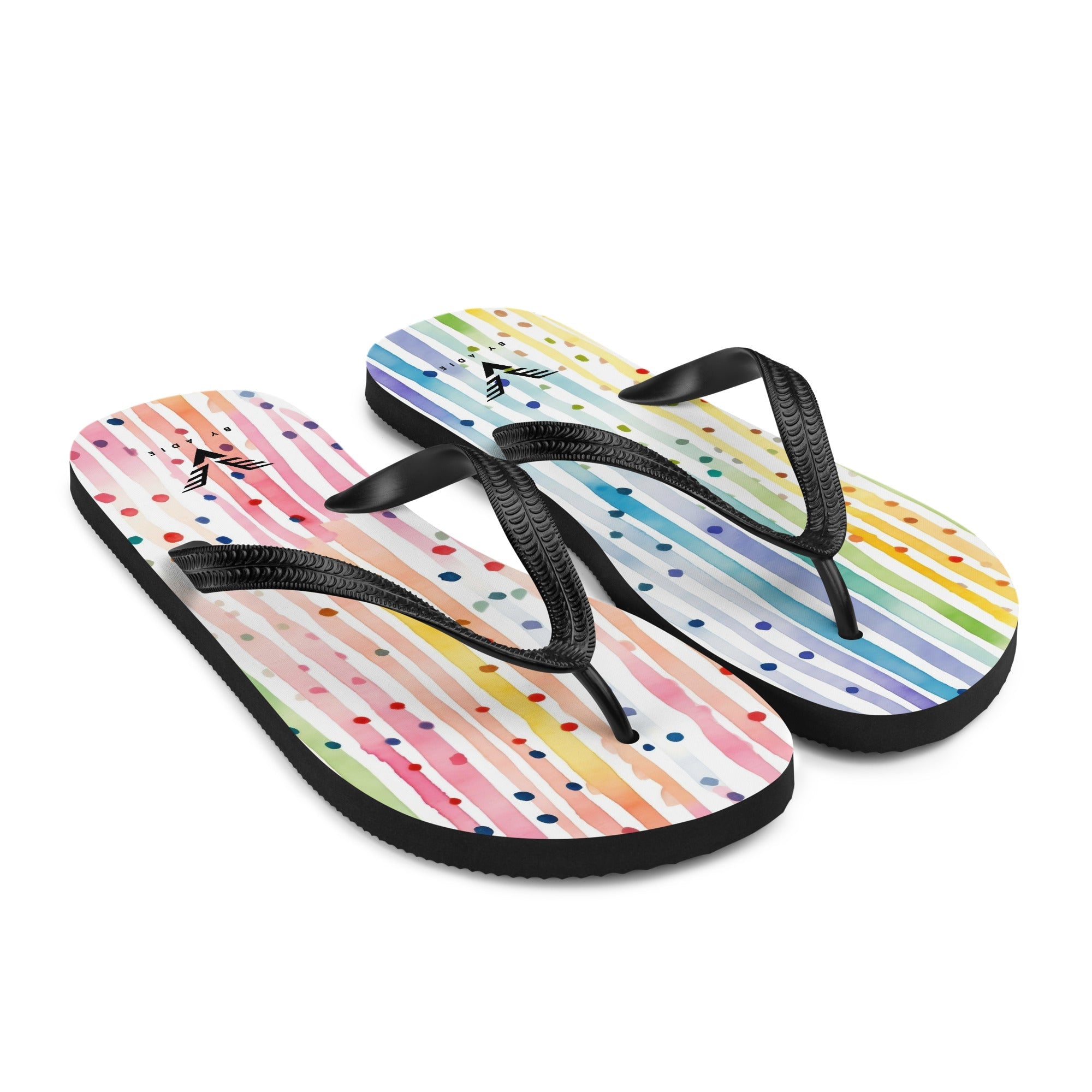 Rainbow Drift Signature Flip Flops - My Store