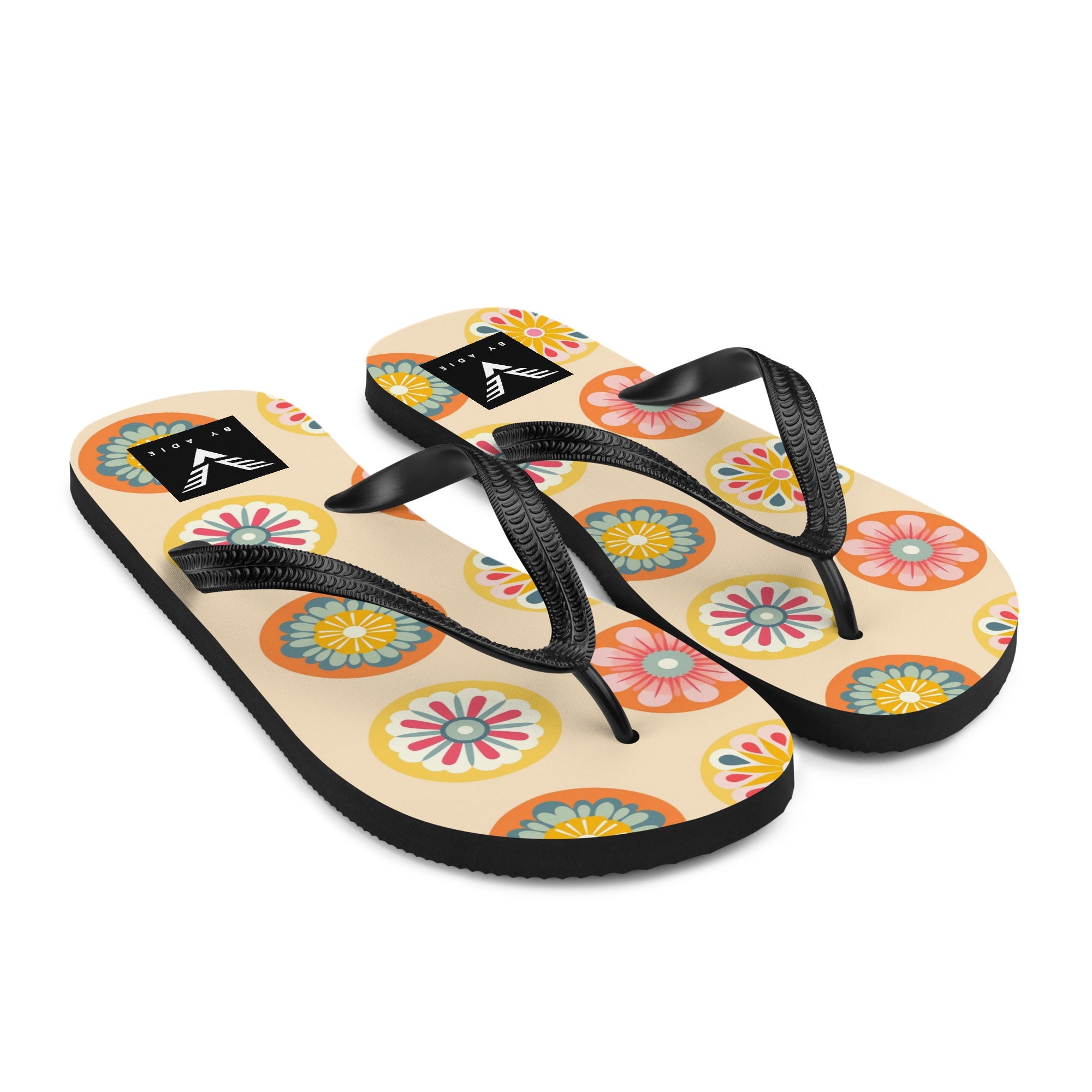 Retro Bloom Flip Flops - My Store