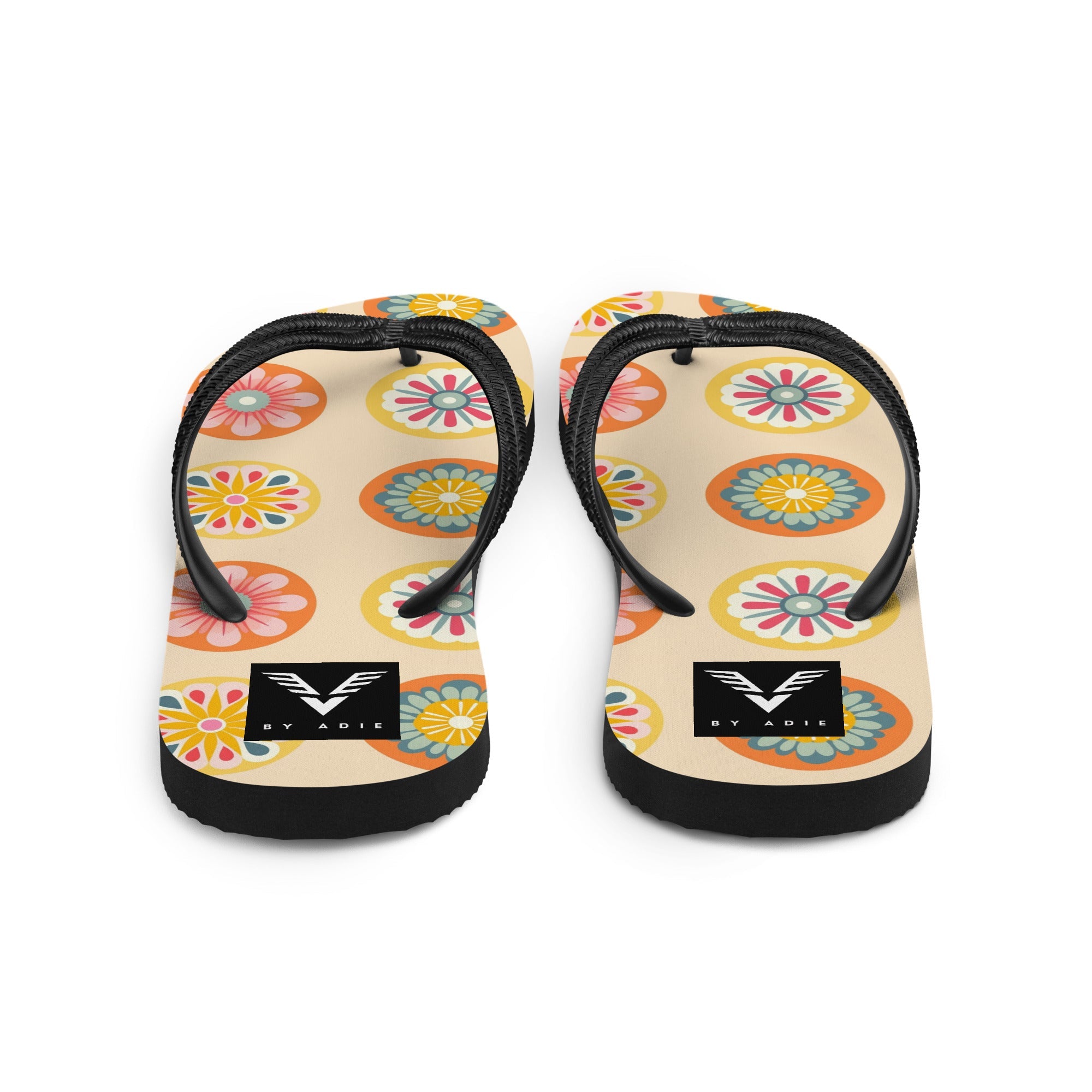 Retro Bloom Flip Flops - My Store