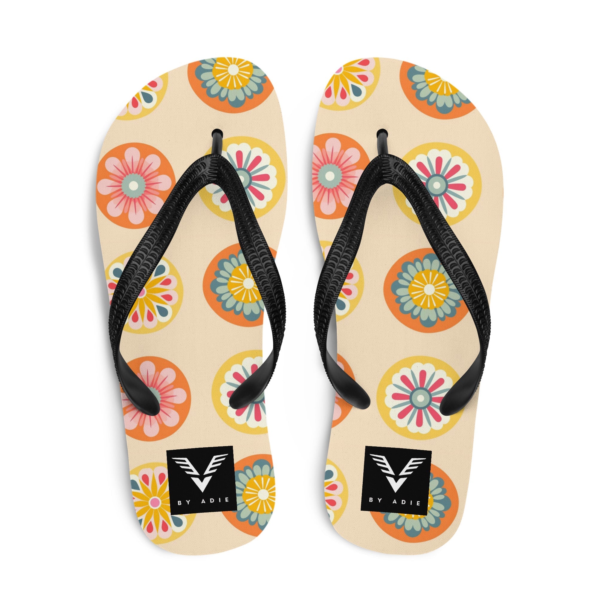 Retro Bloom Flip Flops - My Store