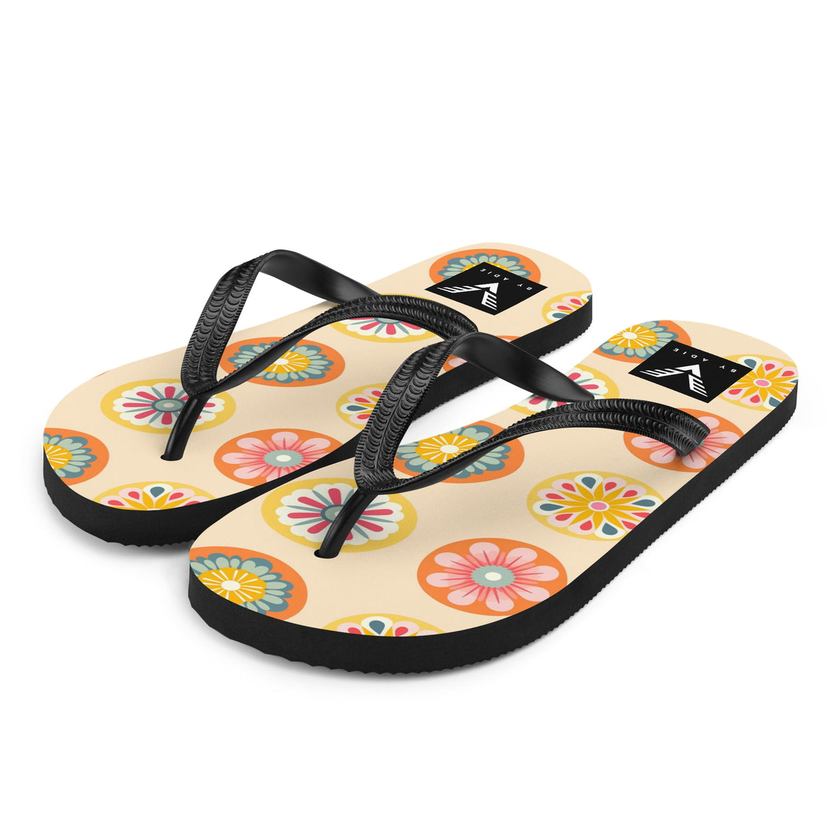 Retro Bloom Flip Flops - My Store