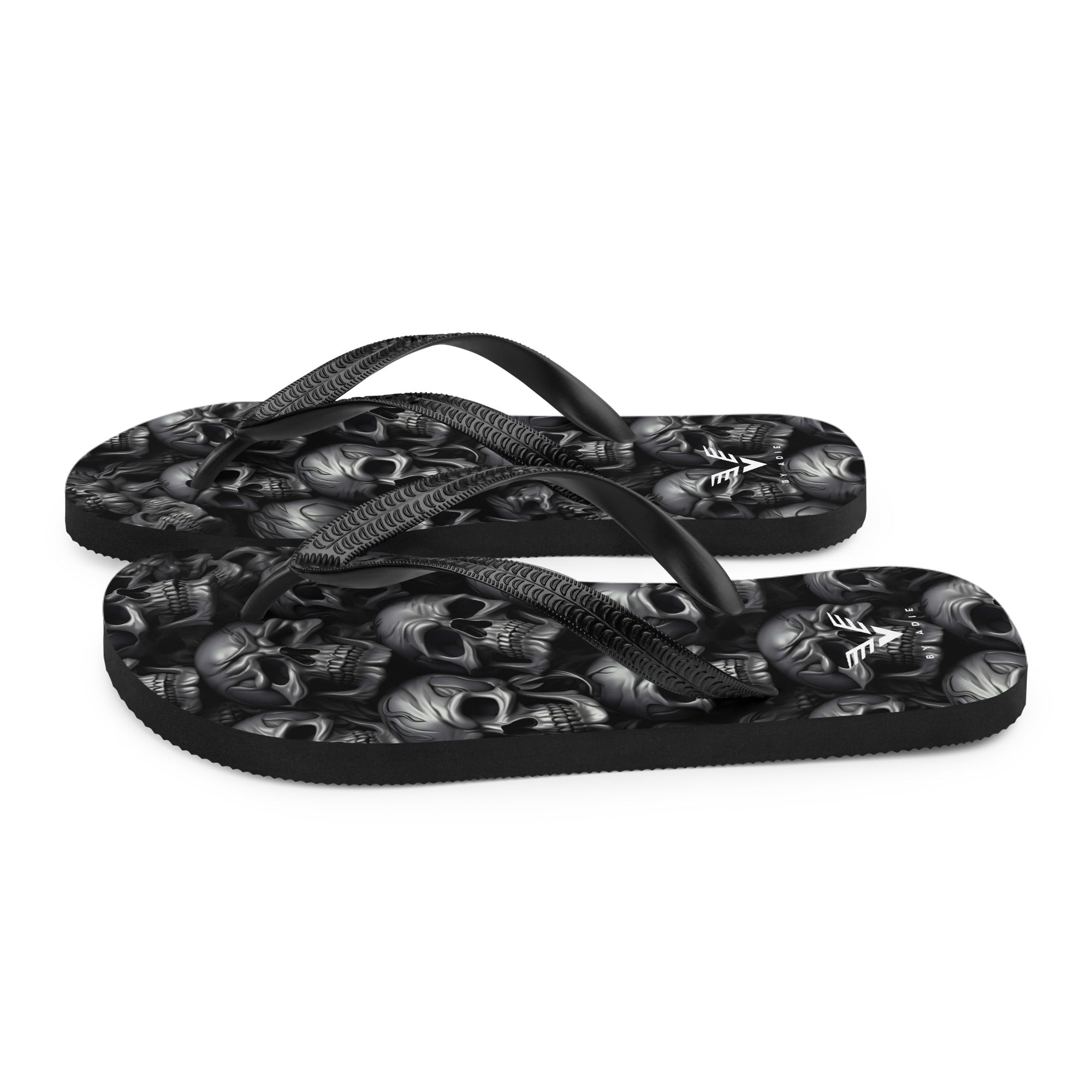 Shadow Requiem Skull Flip Flops - My Store