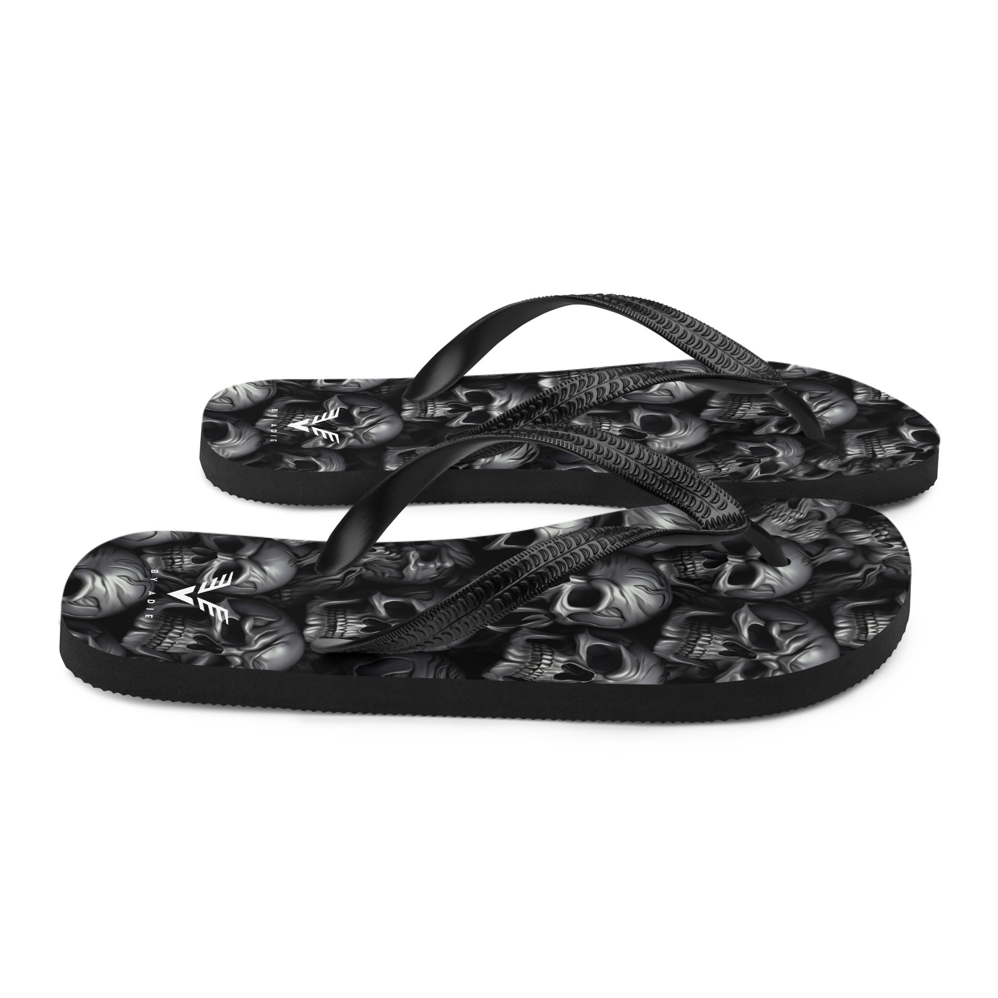 Shadow Requiem Skull Flip Flops - My Store