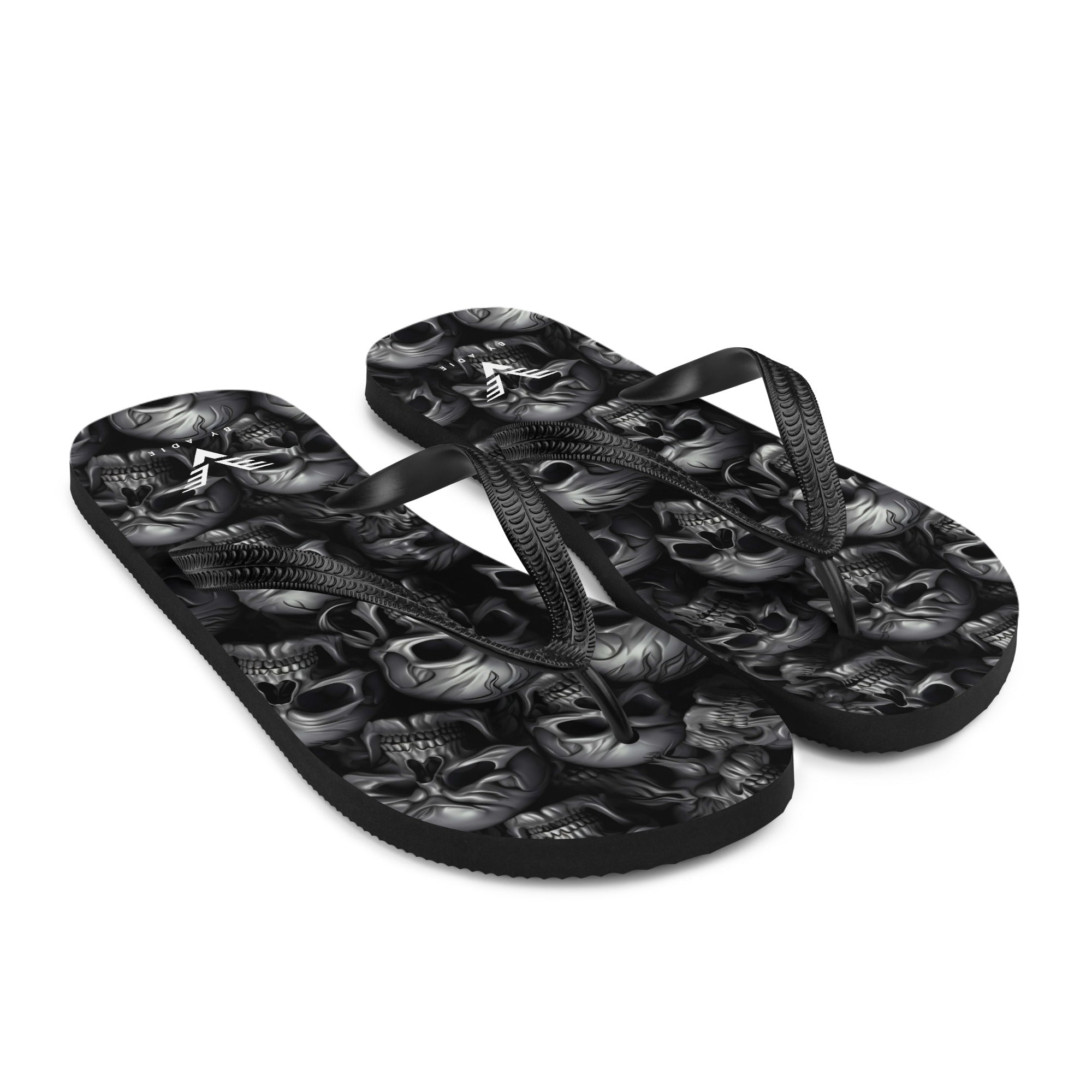 Shadow Requiem Skull Flip Flops - My Store