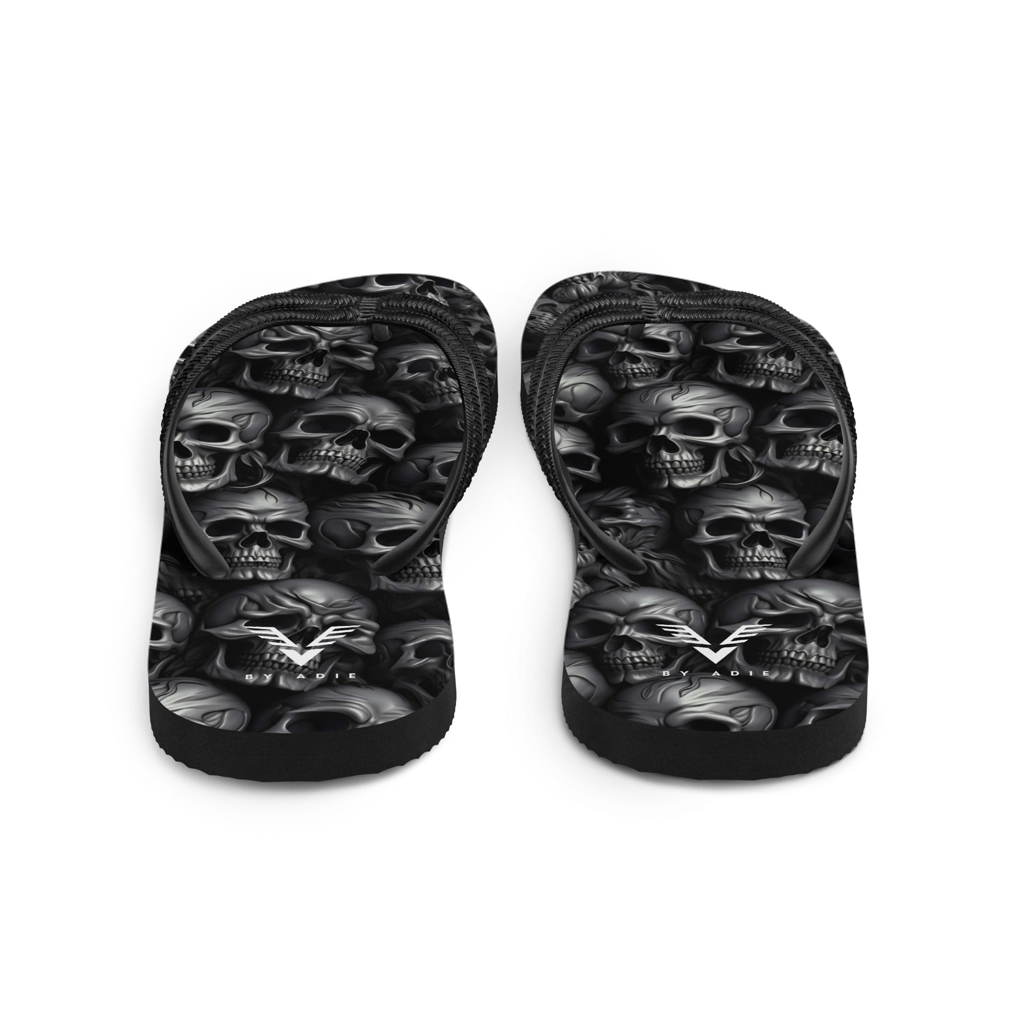 Shadow Requiem Skull Flip Flops - My Store