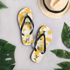 Sunny Daisy Chic Flip Flops - My Store