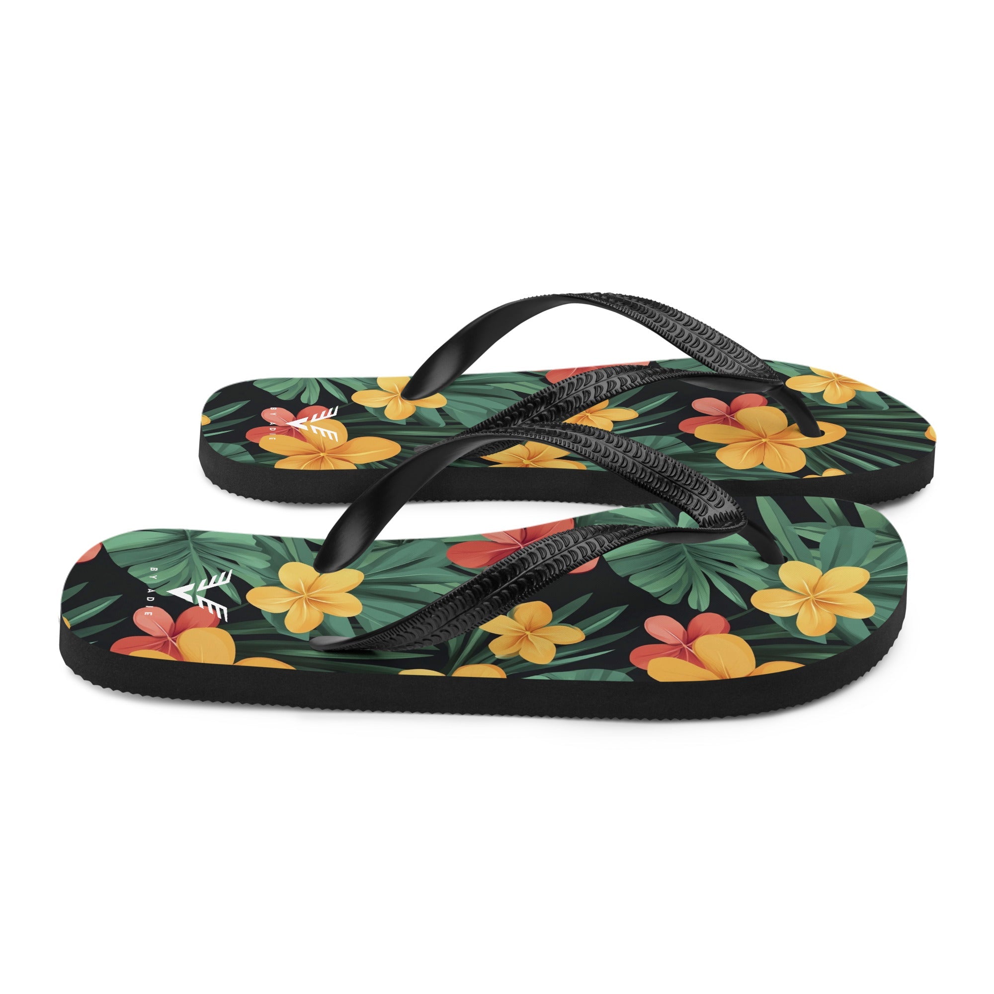 Tropical Bloom Luxe Flip Flops - My Store