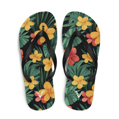 Tropical Bloom Luxe Flip Flops - My Store
