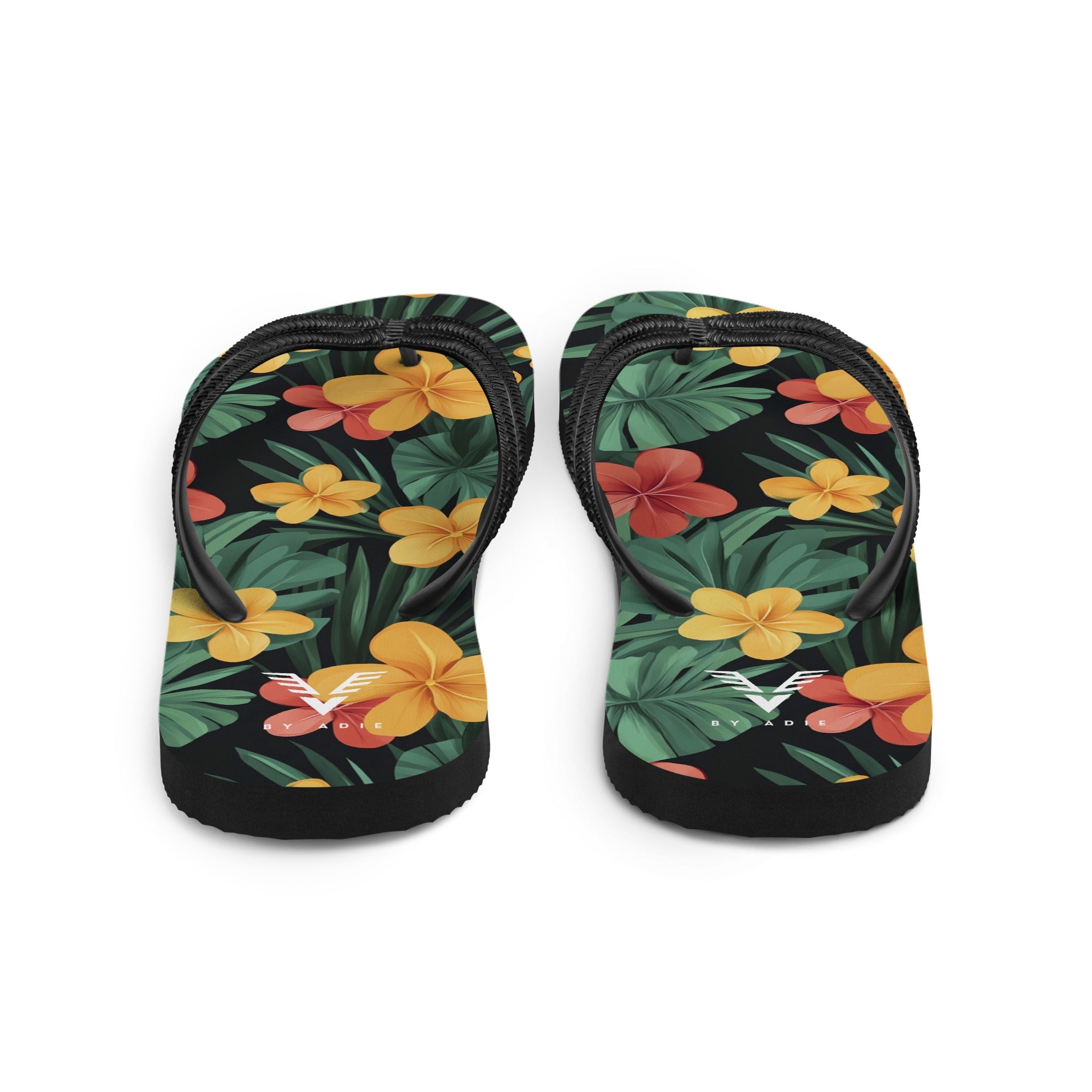 Tropical Bloom Luxe Flip Flops - My Store