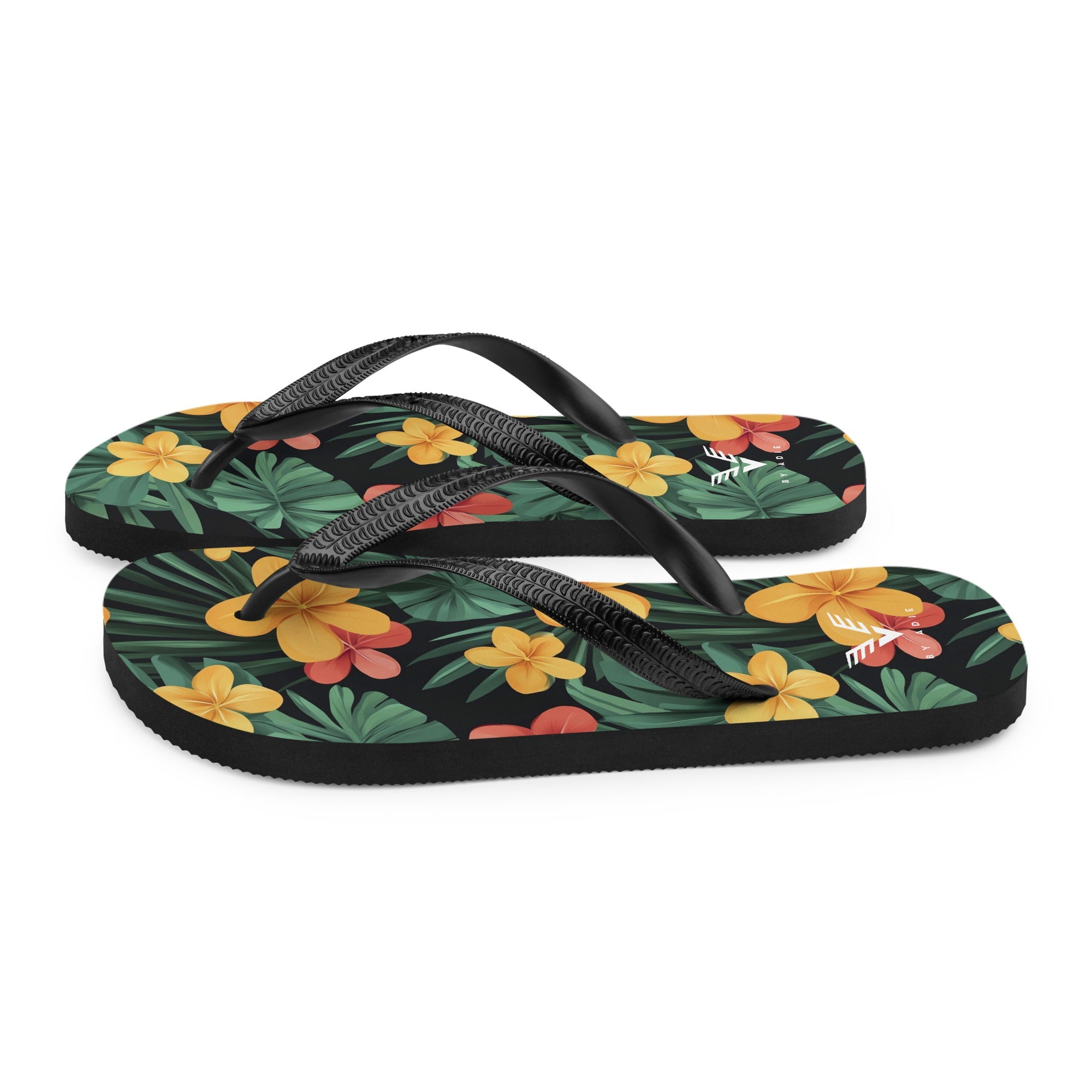 Tropical Bloom Luxe Flip Flops - My Store