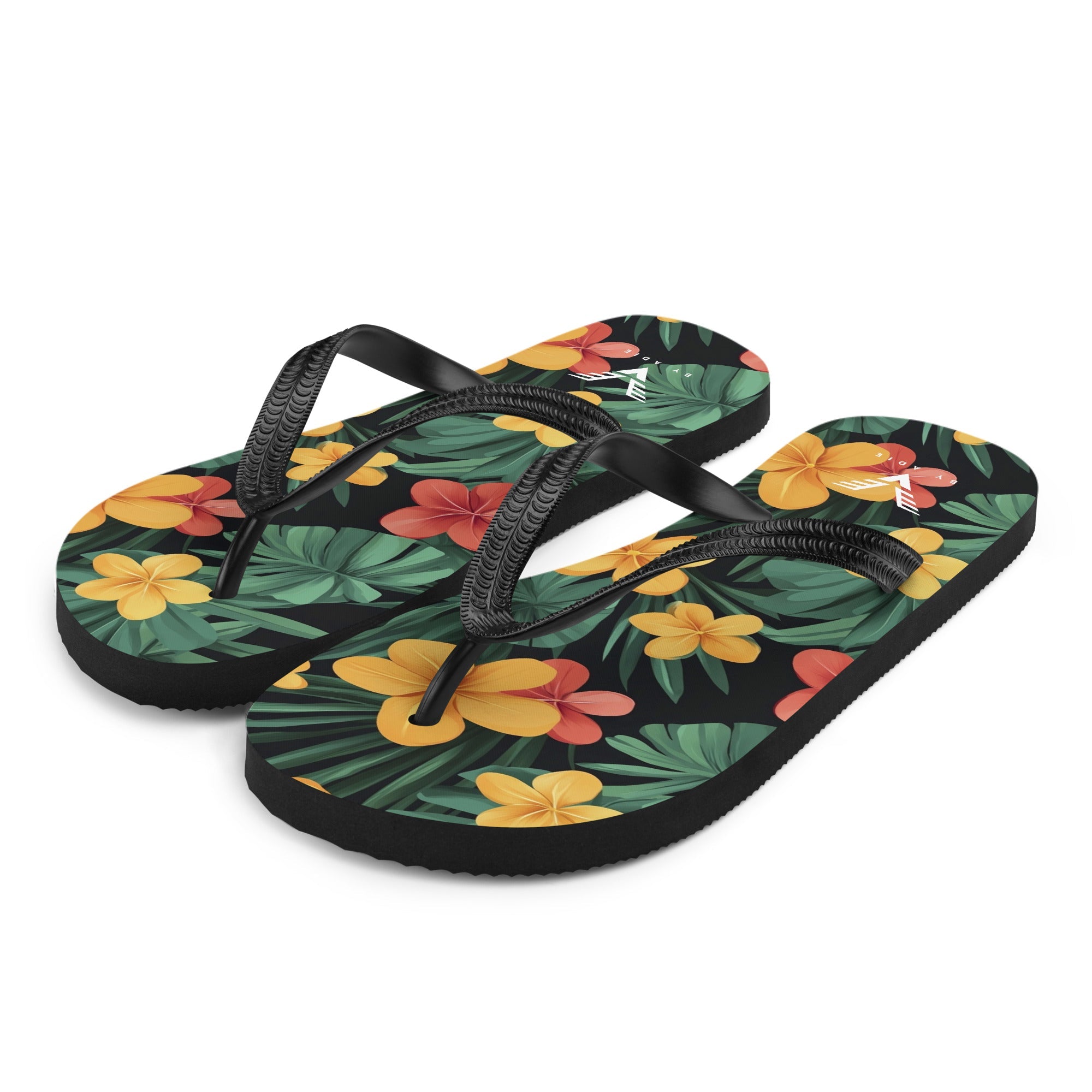 Tropical Bloom Luxe Flip Flops - My Store