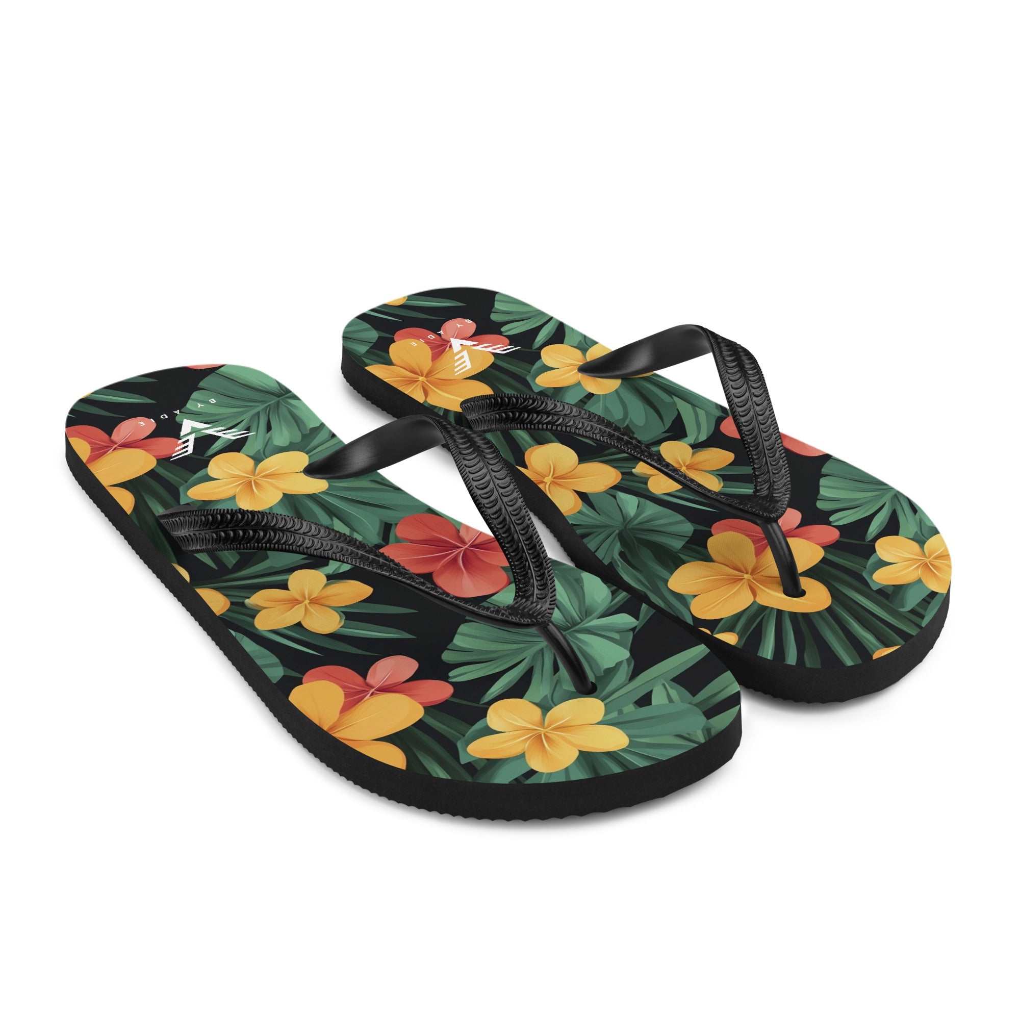 Tropical Bloom Luxe Flip Flops - My Store