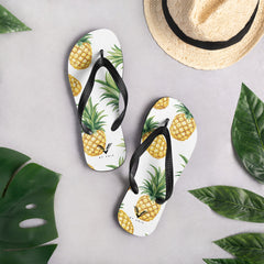 Tropical Pineapple Bliss Flip Flops - My Store