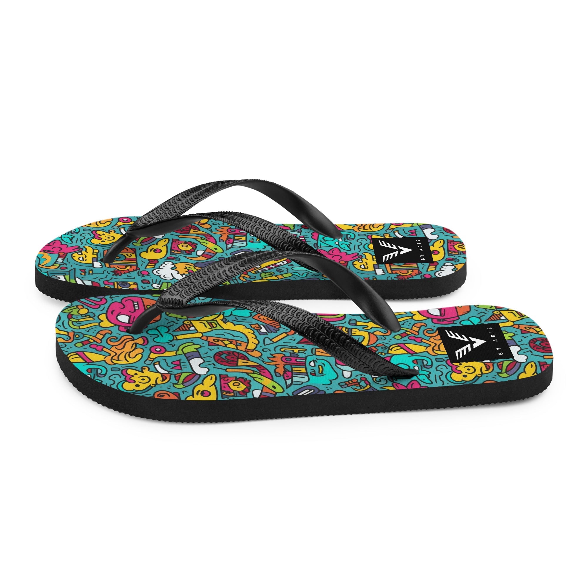Urban Scribble Flip Flops - My Store