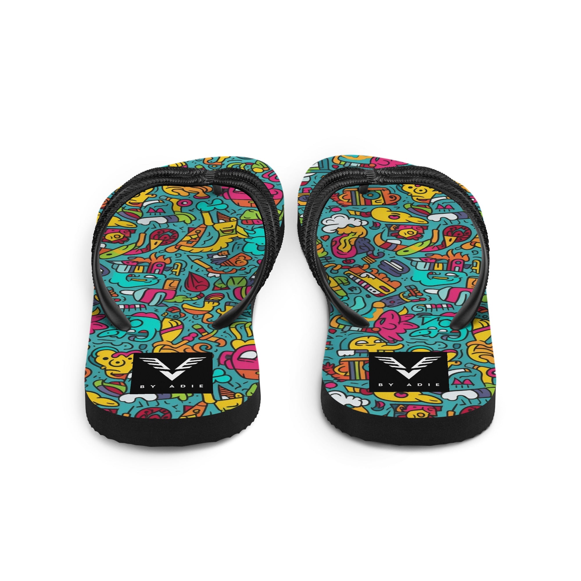 Urban Scribble Flip Flops - My Store