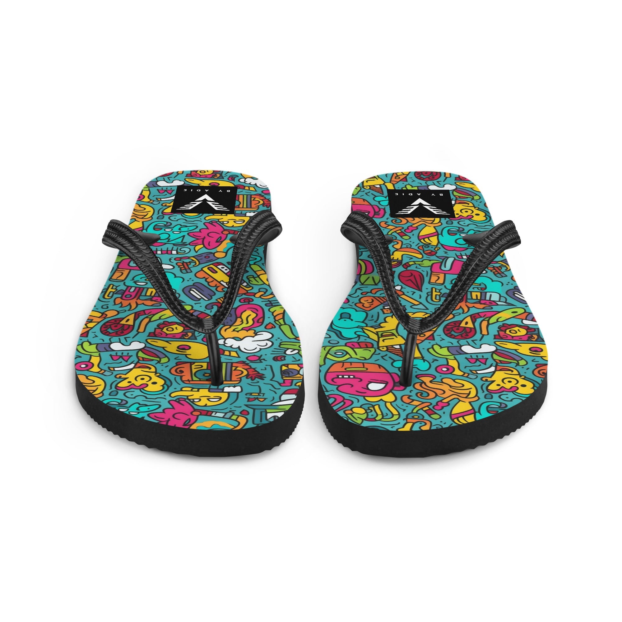 Urban Scribble Flip Flops - My Store